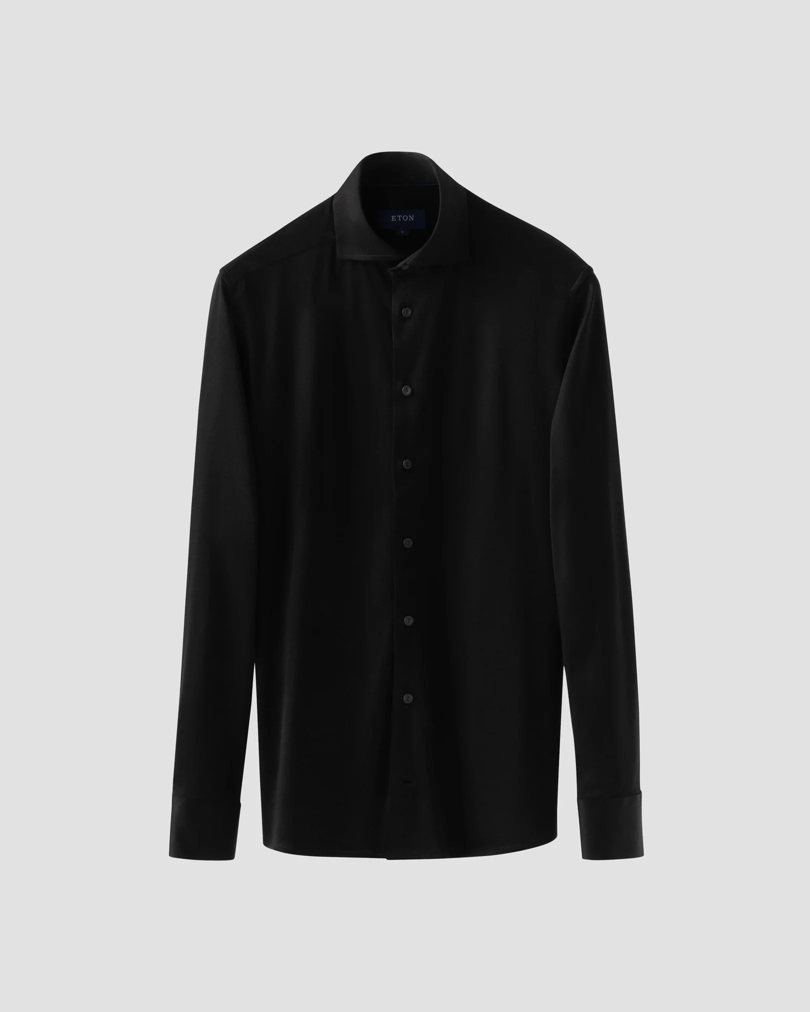 Eton - black solid colored jersey