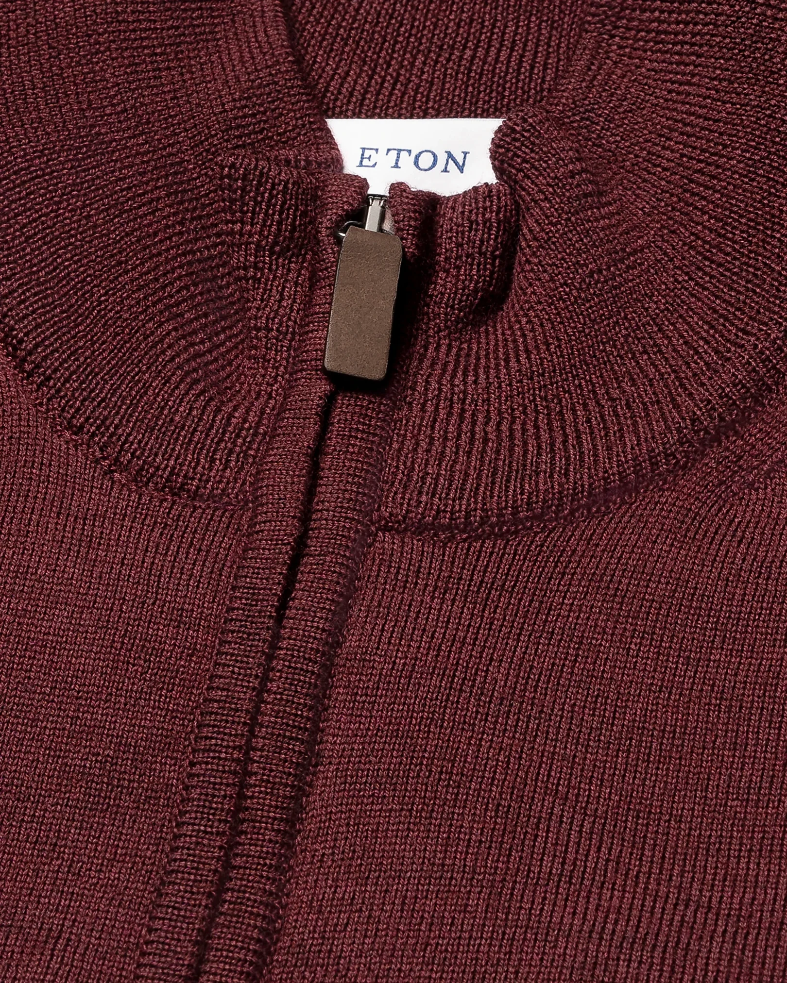 Eton - Merino Full Zip Knit Cardigan