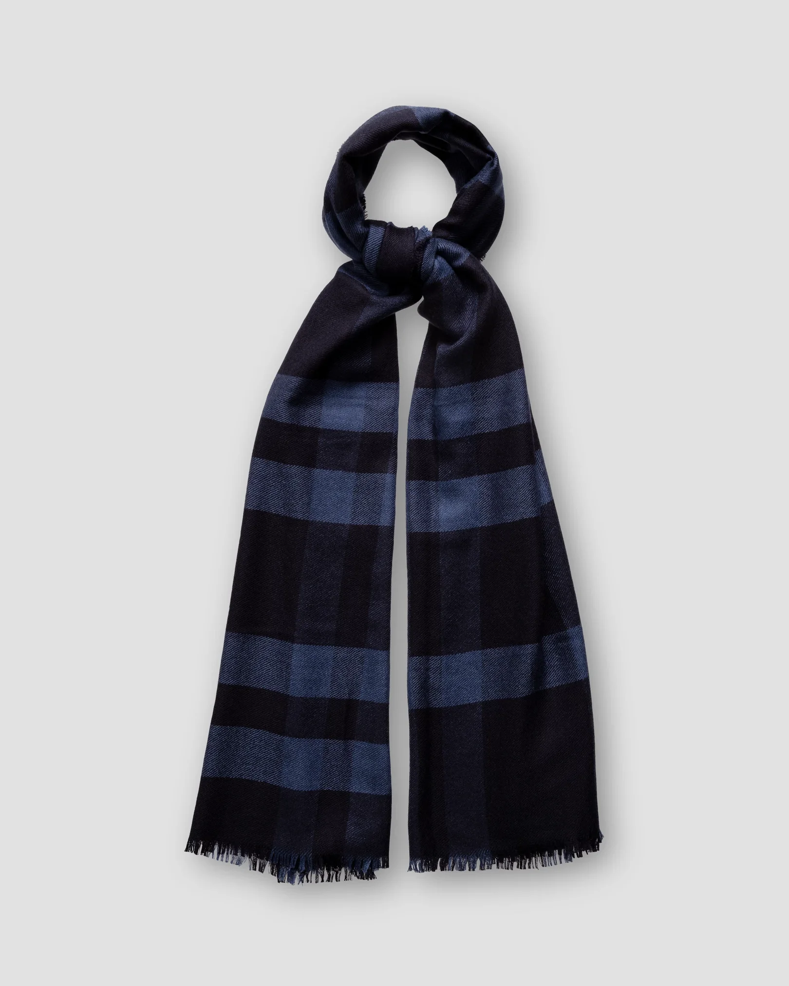 Eton - blue cashmere silk scarf