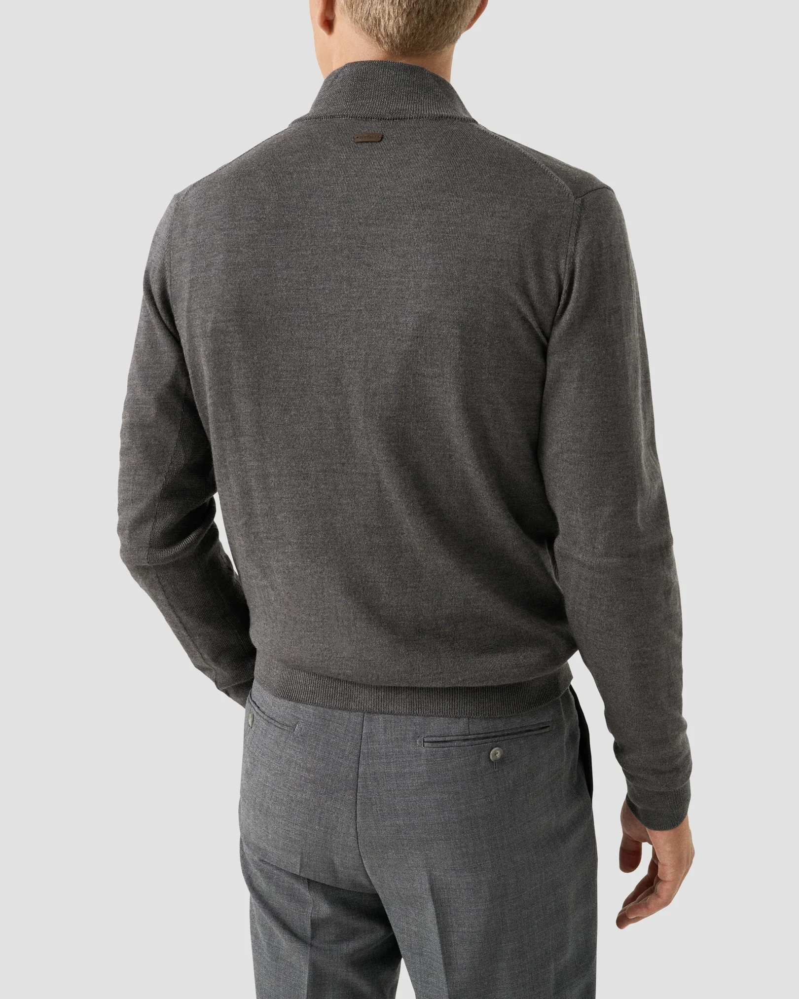 Eton - Full Zip Knit Cardigan