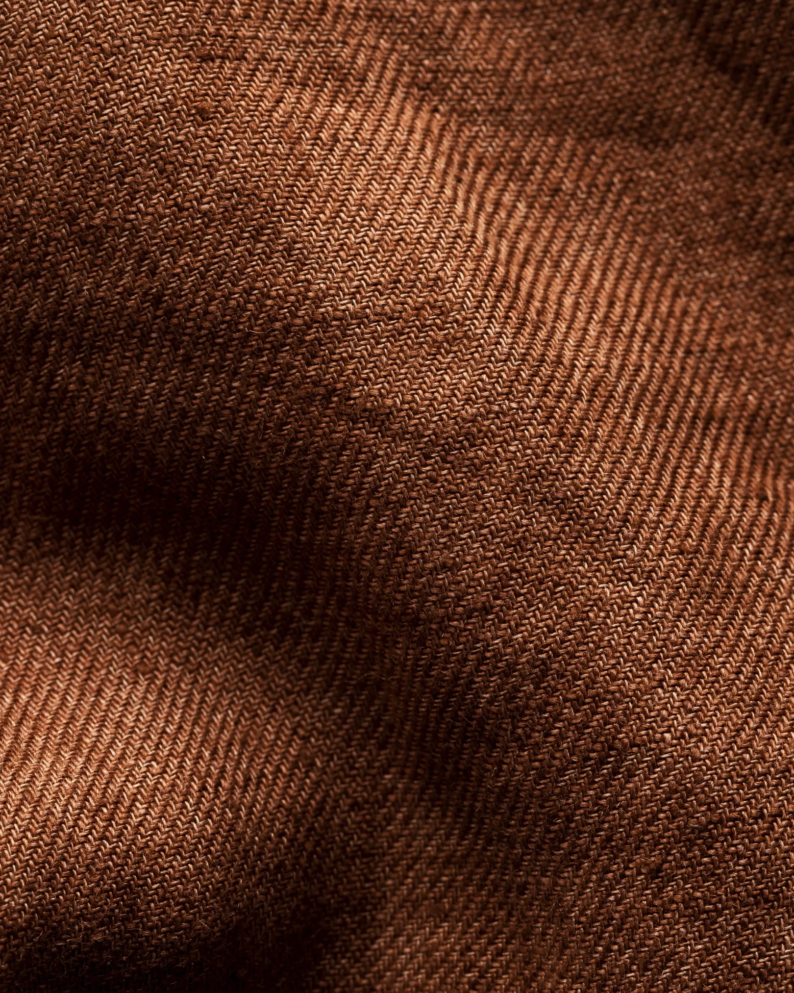 Eton - brown linen overshirt