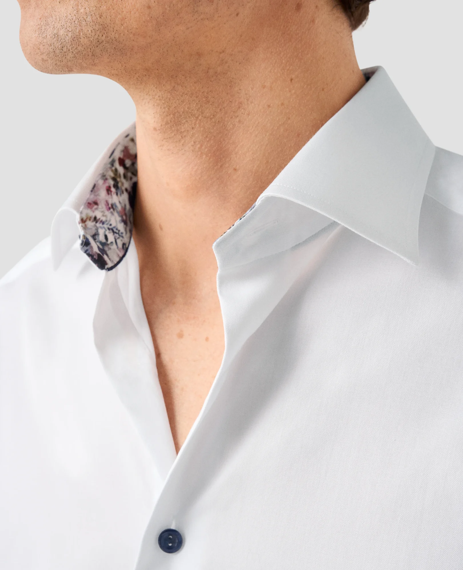 Eton - Floral Effect Signature Twill Shirt