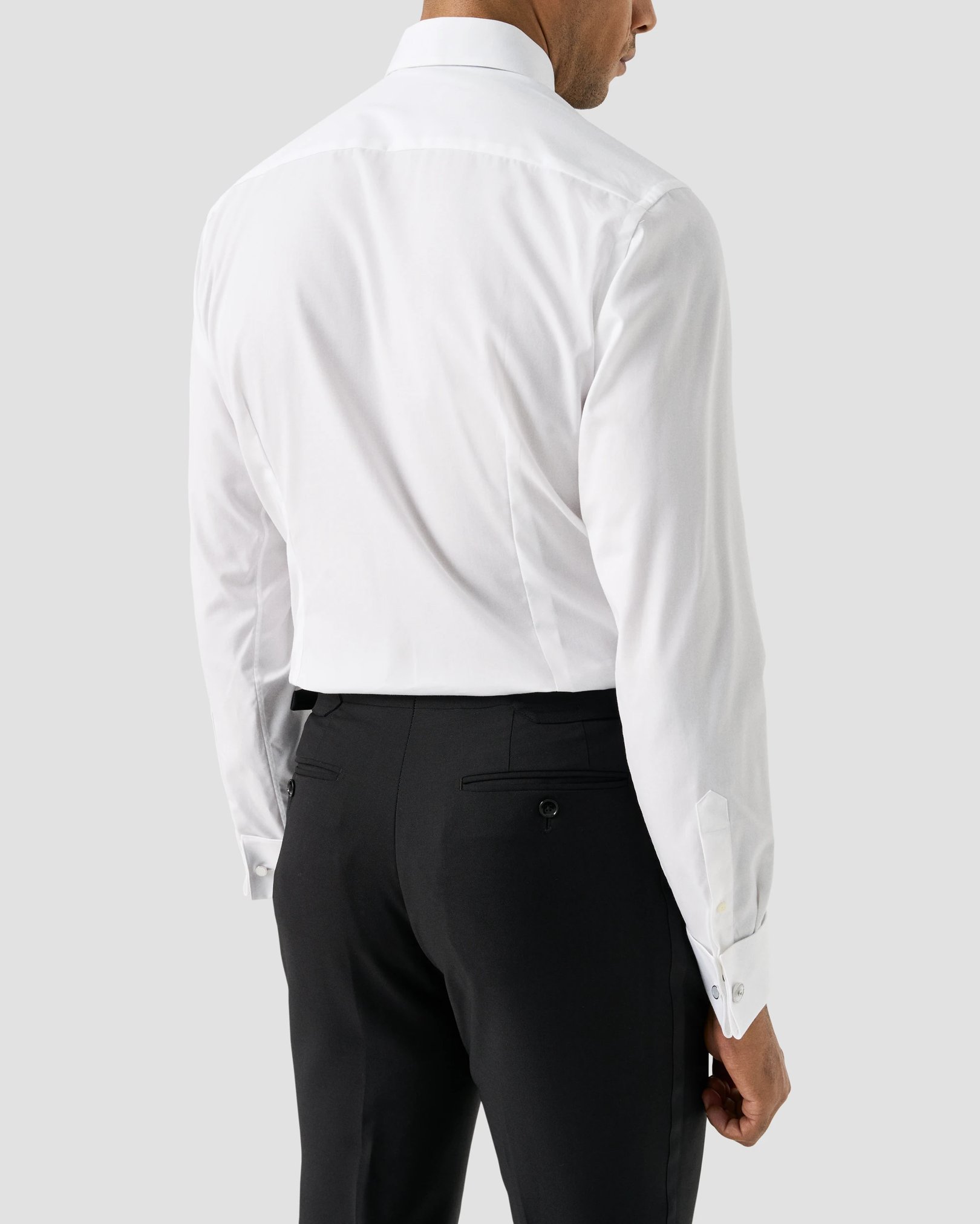 Eton - White Plissé Tuxedo Shirt