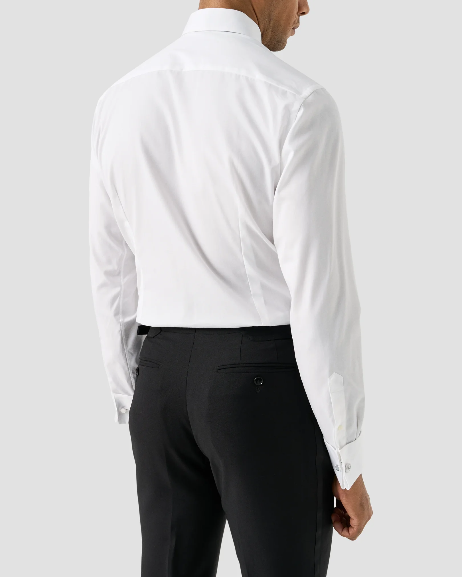 Eton - White Plissé Tuxedo Shirt