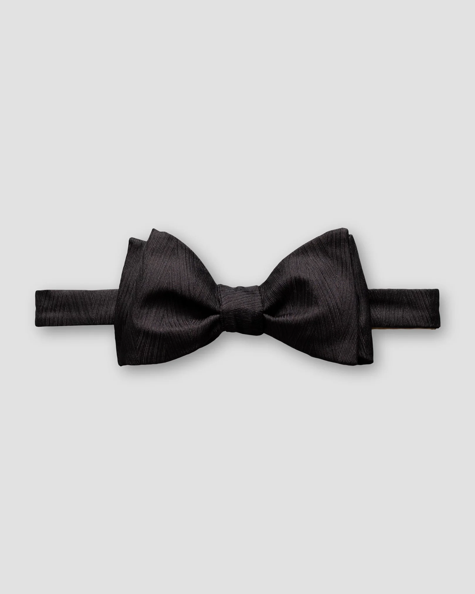 Eton - black zig zag bow tie