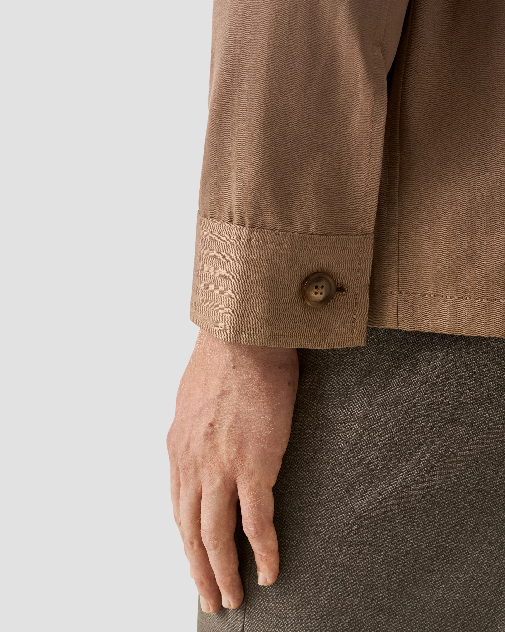Eton - beige cotton solaro field jacket