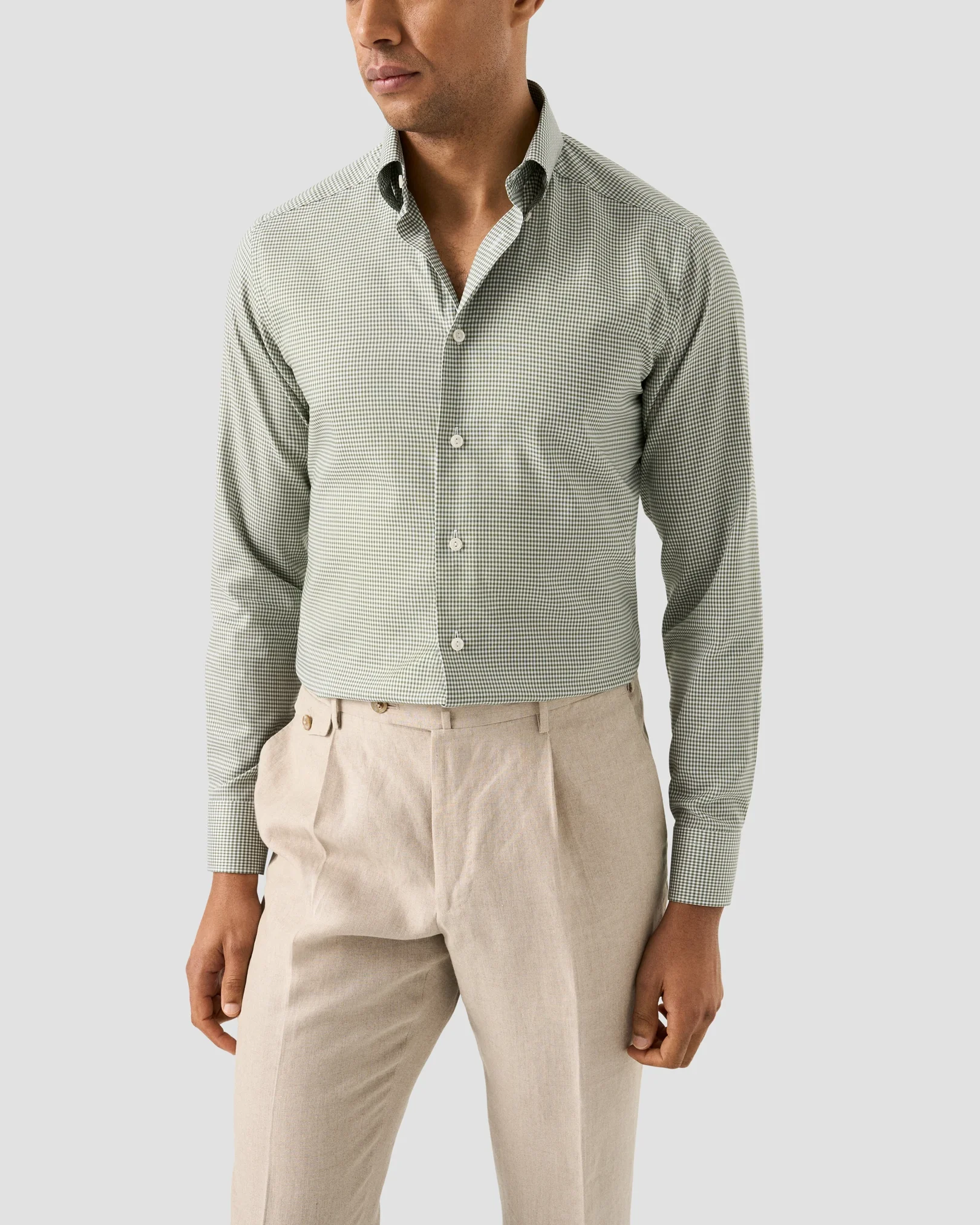 Eton - check signature oxford shirt button down