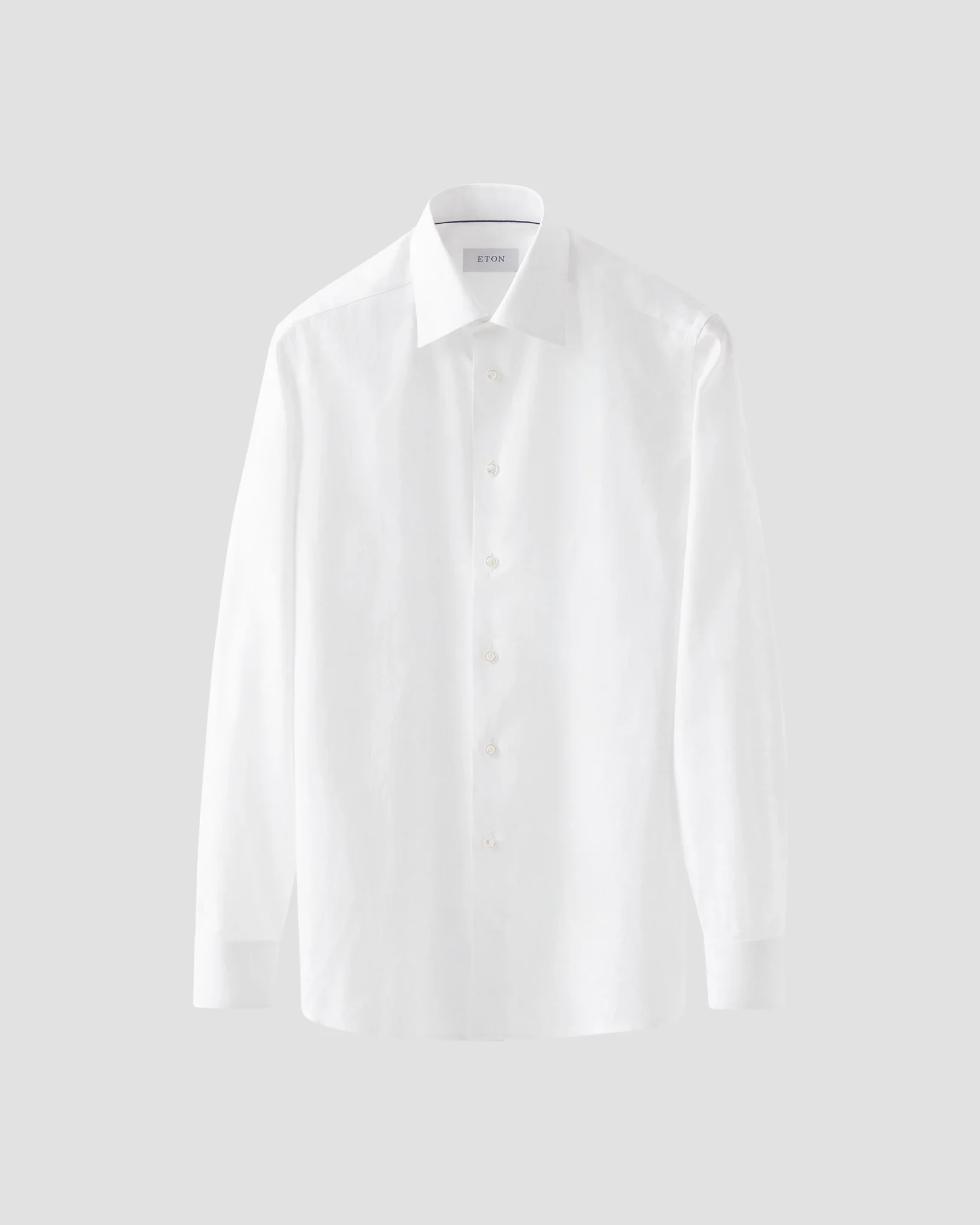 Eton - white jacquard moderate cut away