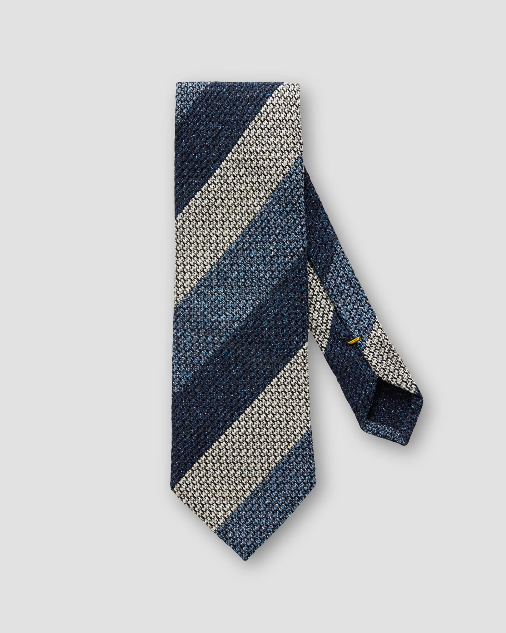 Eton - blue striped grenadine tie