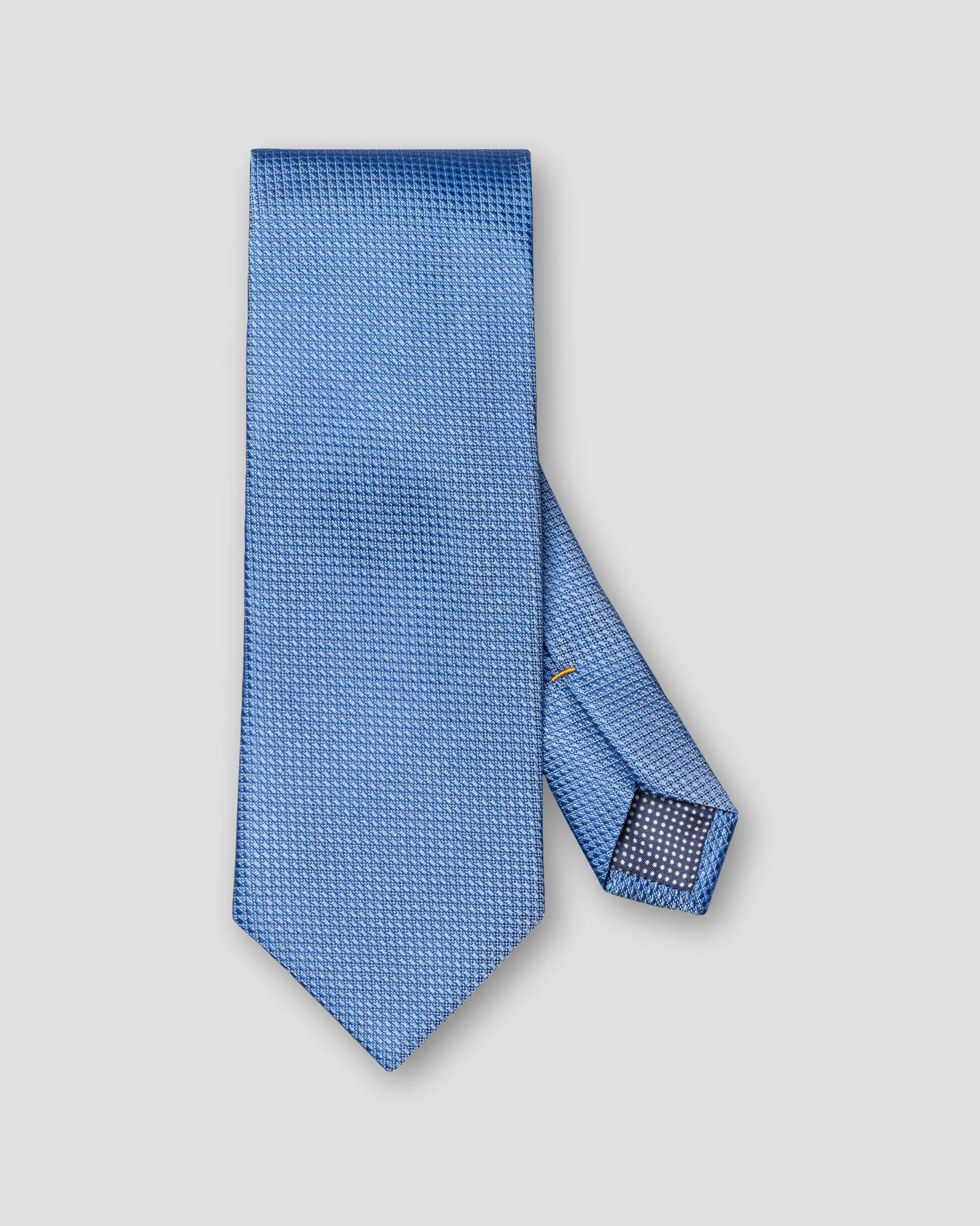 Eton - pin dot woven silk tie