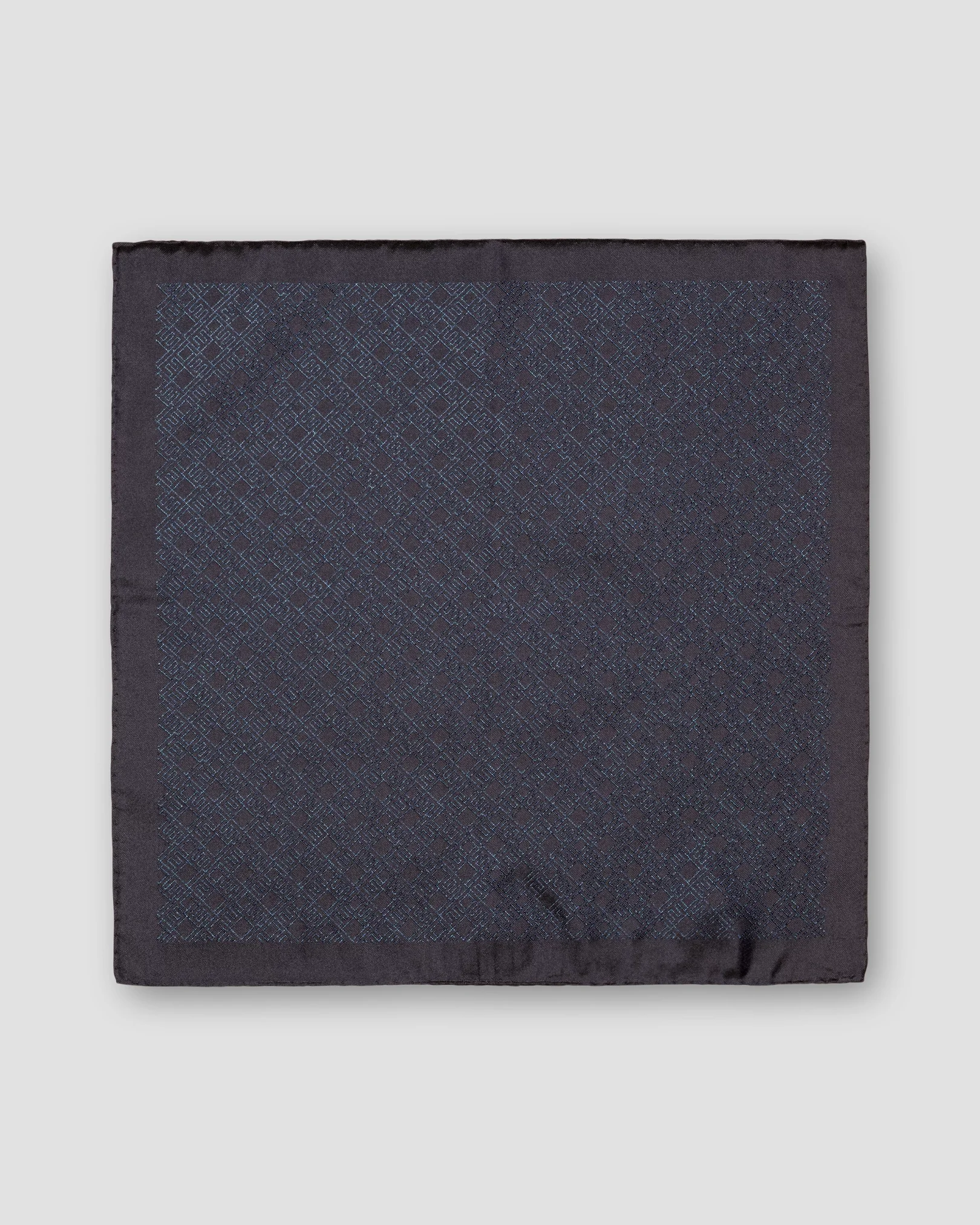 Eton - navy blue e printed pocket square
