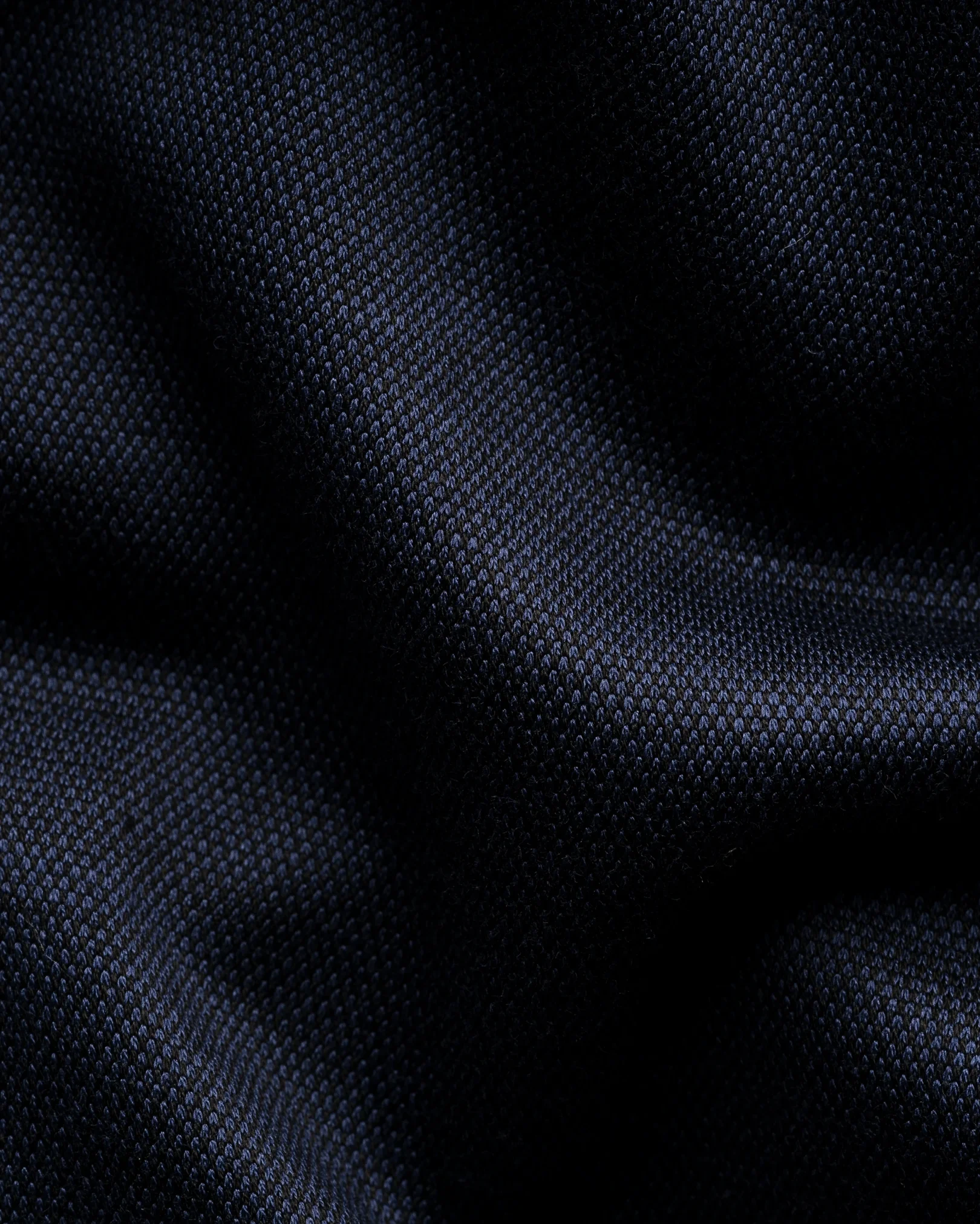 Eton - navy filo di scozia knit shirt 261