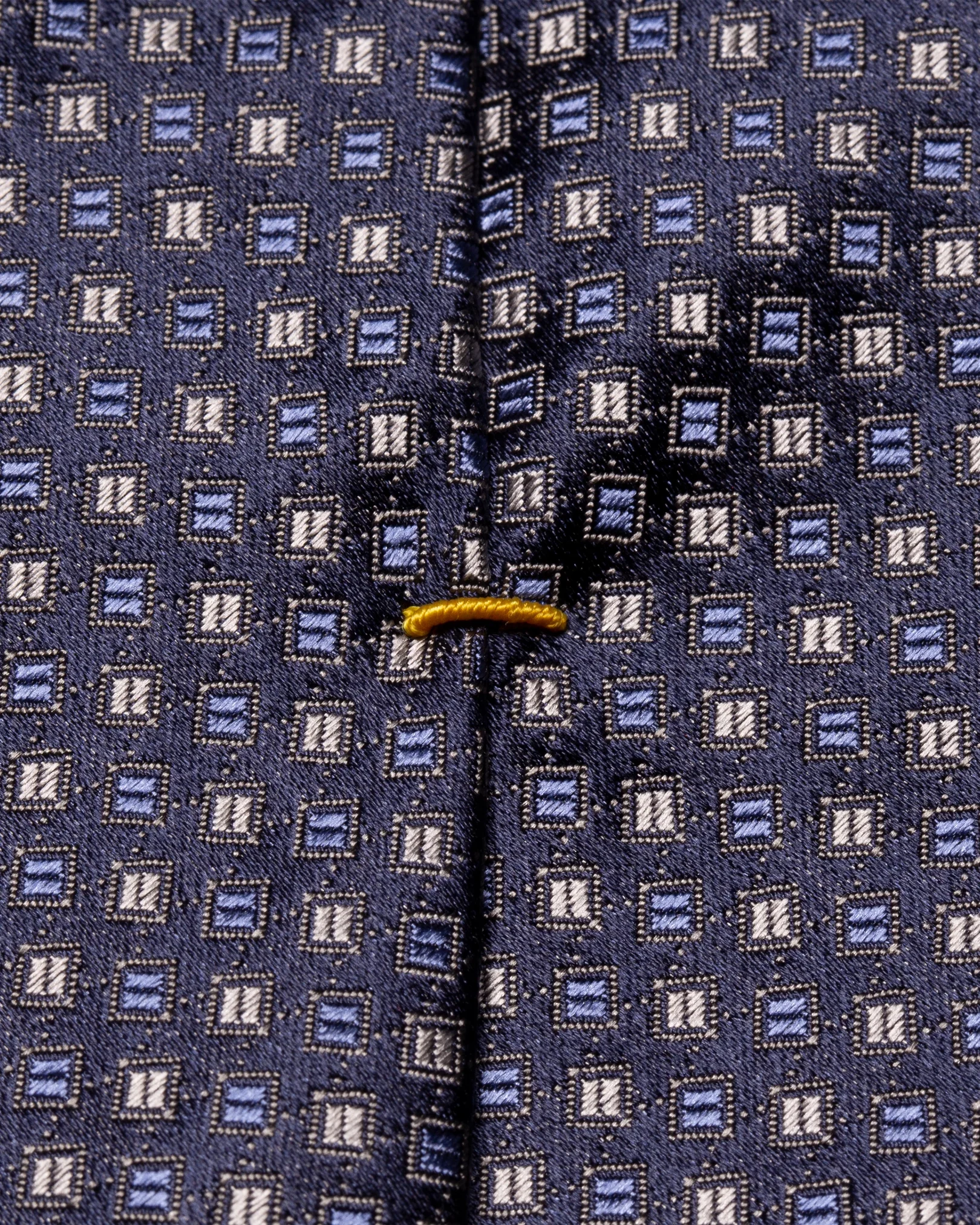 Eton - navy blue silk tie aw