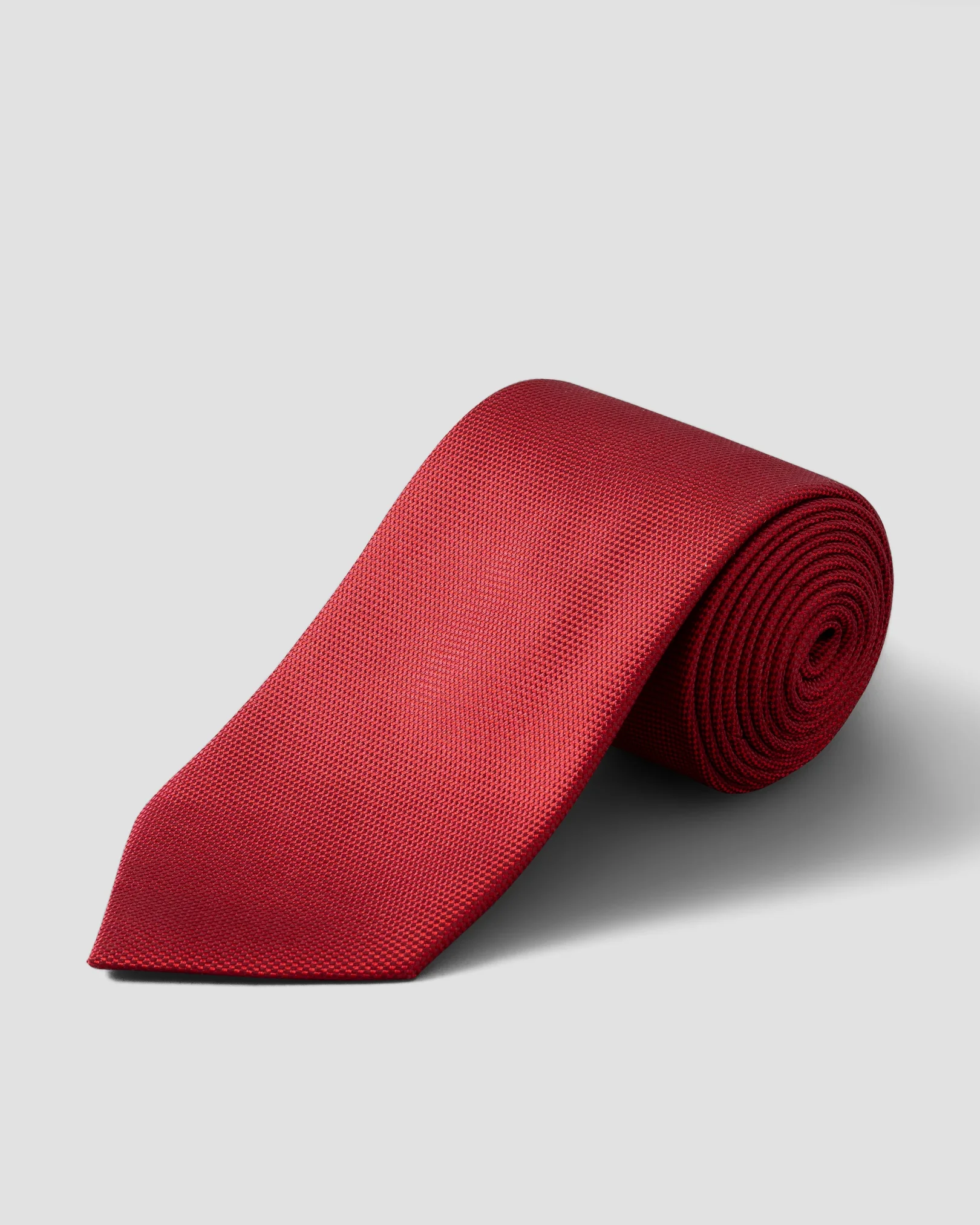 Eton - red basket weave tie