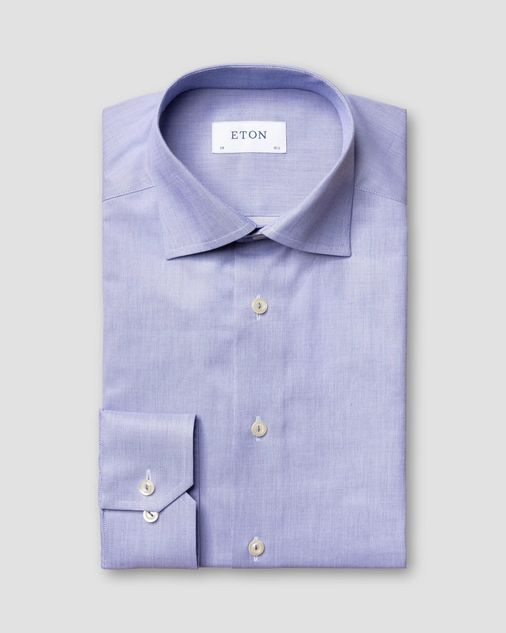 Eton - blue signature twill shirt