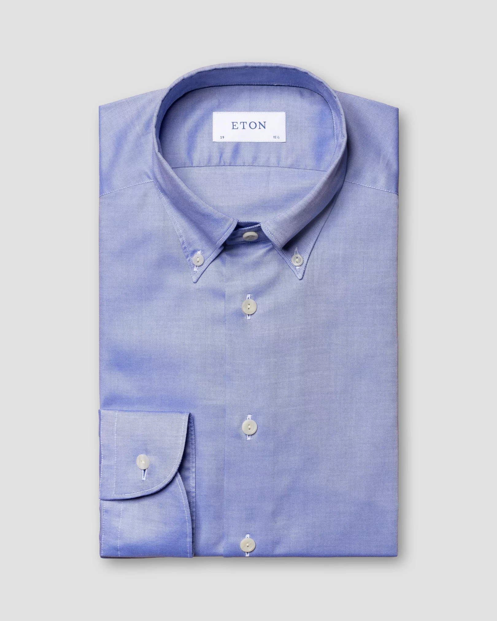 Eton - blue wrinkle free oxford shirt