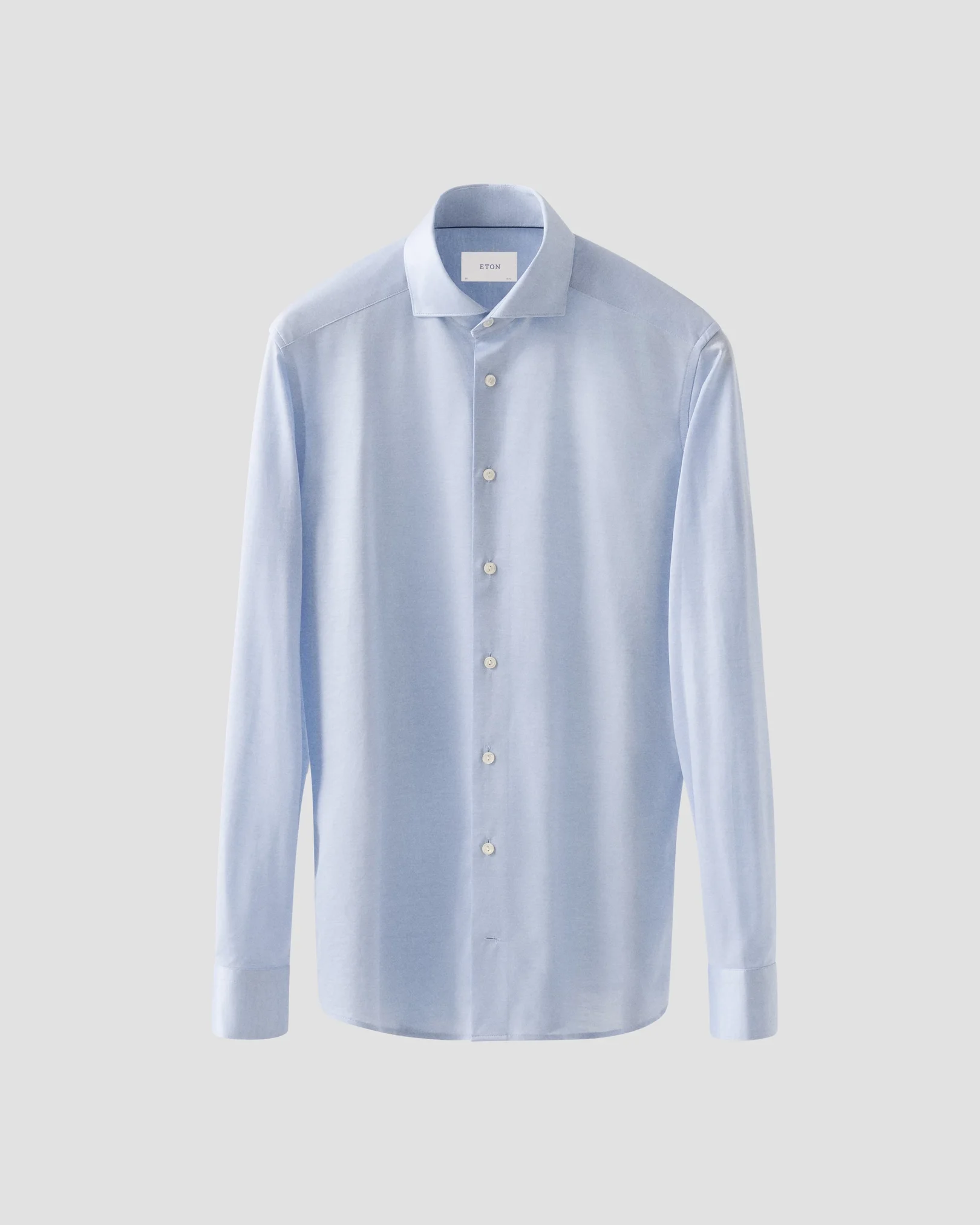 Eton - light blue filo di scozia oxford shirt