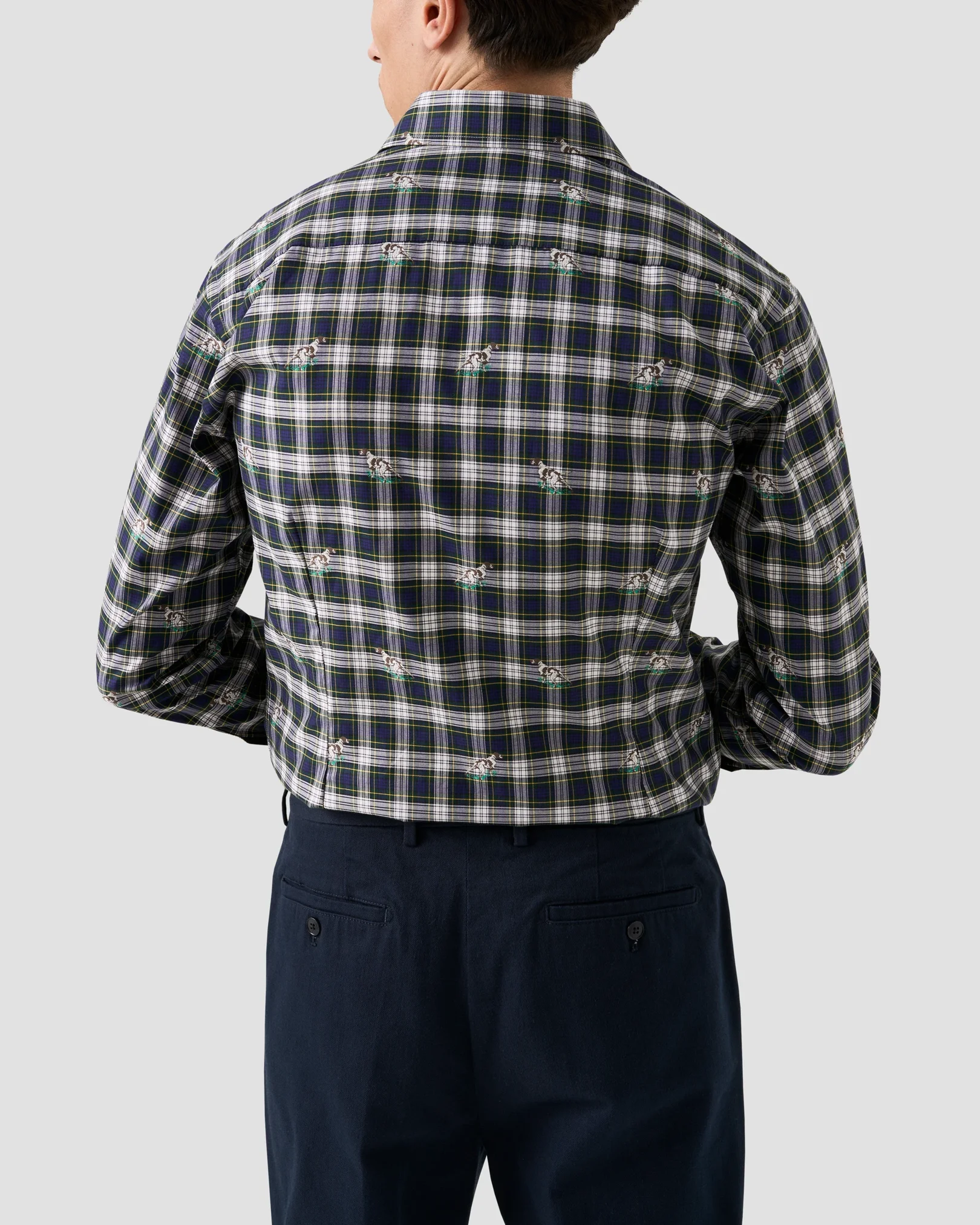 Eton - bird dog fil coupe shirt