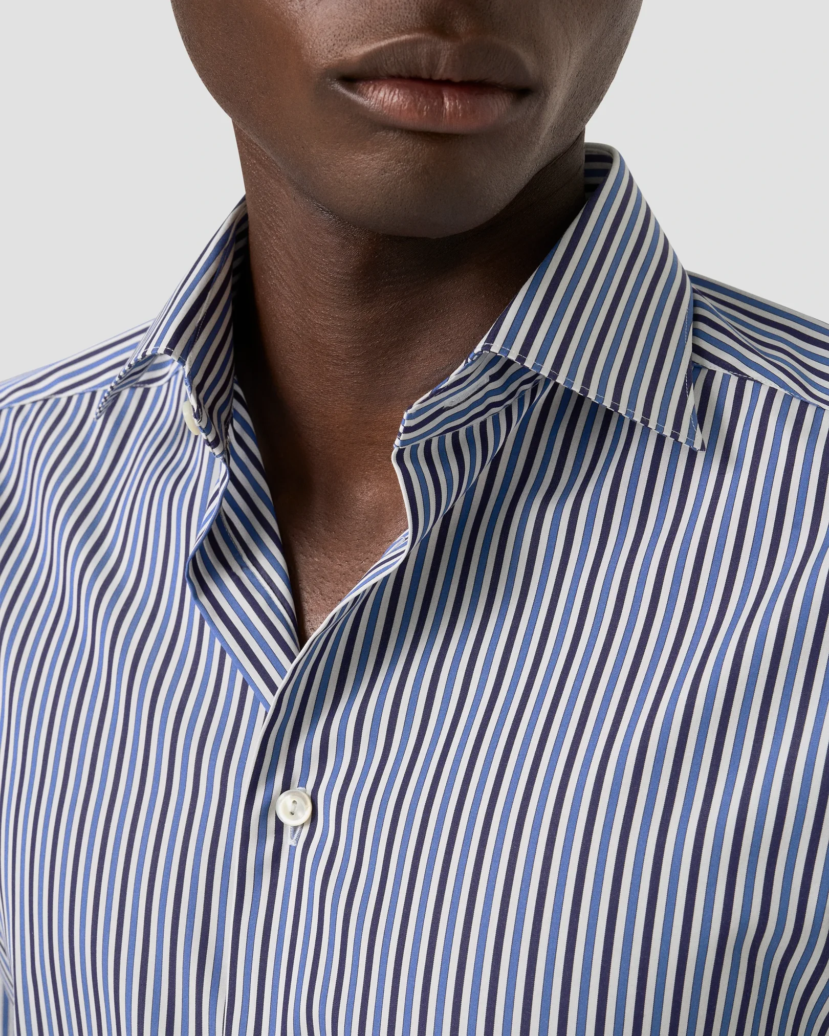 Eton - Striped Supima 120 Poplin Shirt