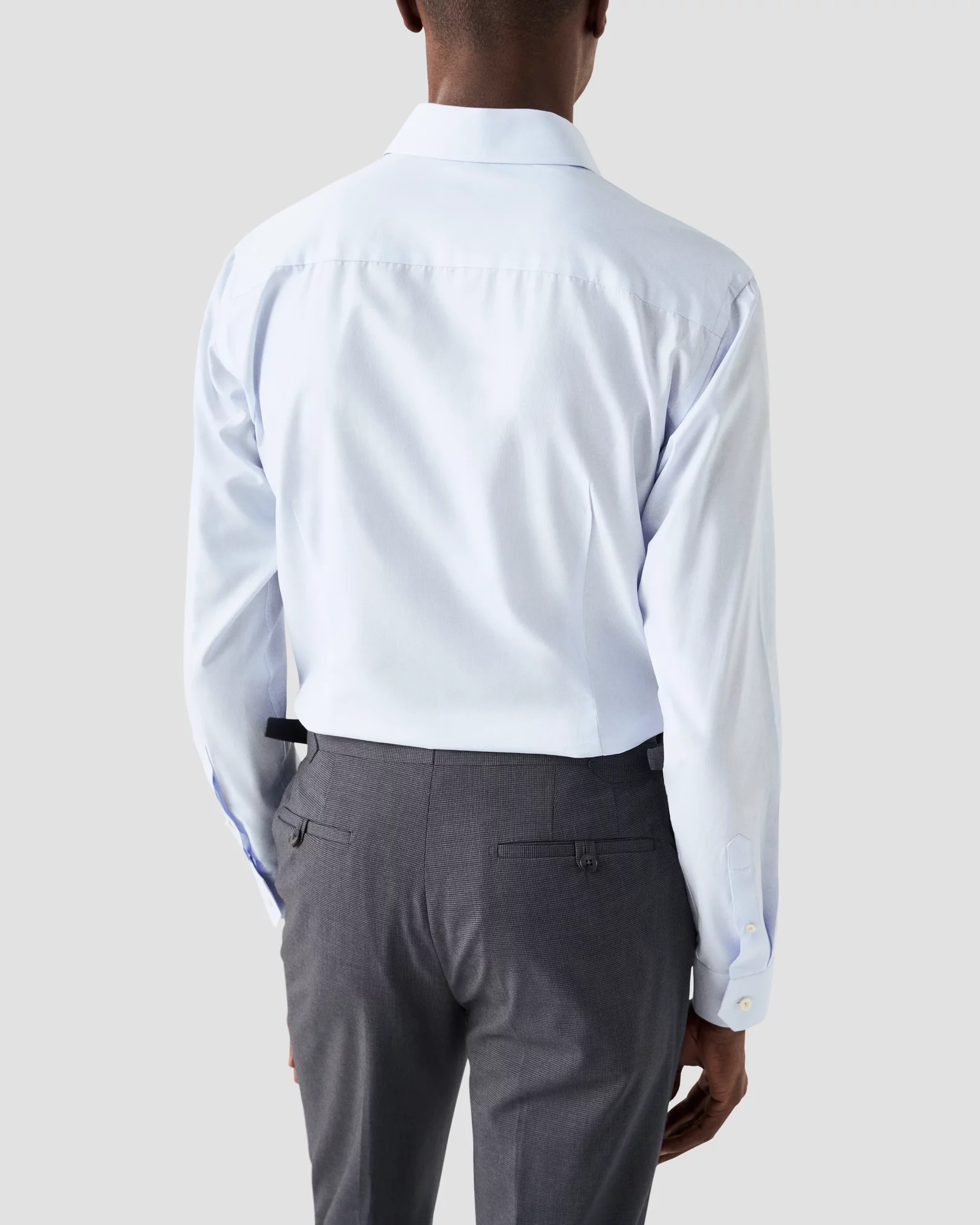 Eton - light blue twill passpoal shirt