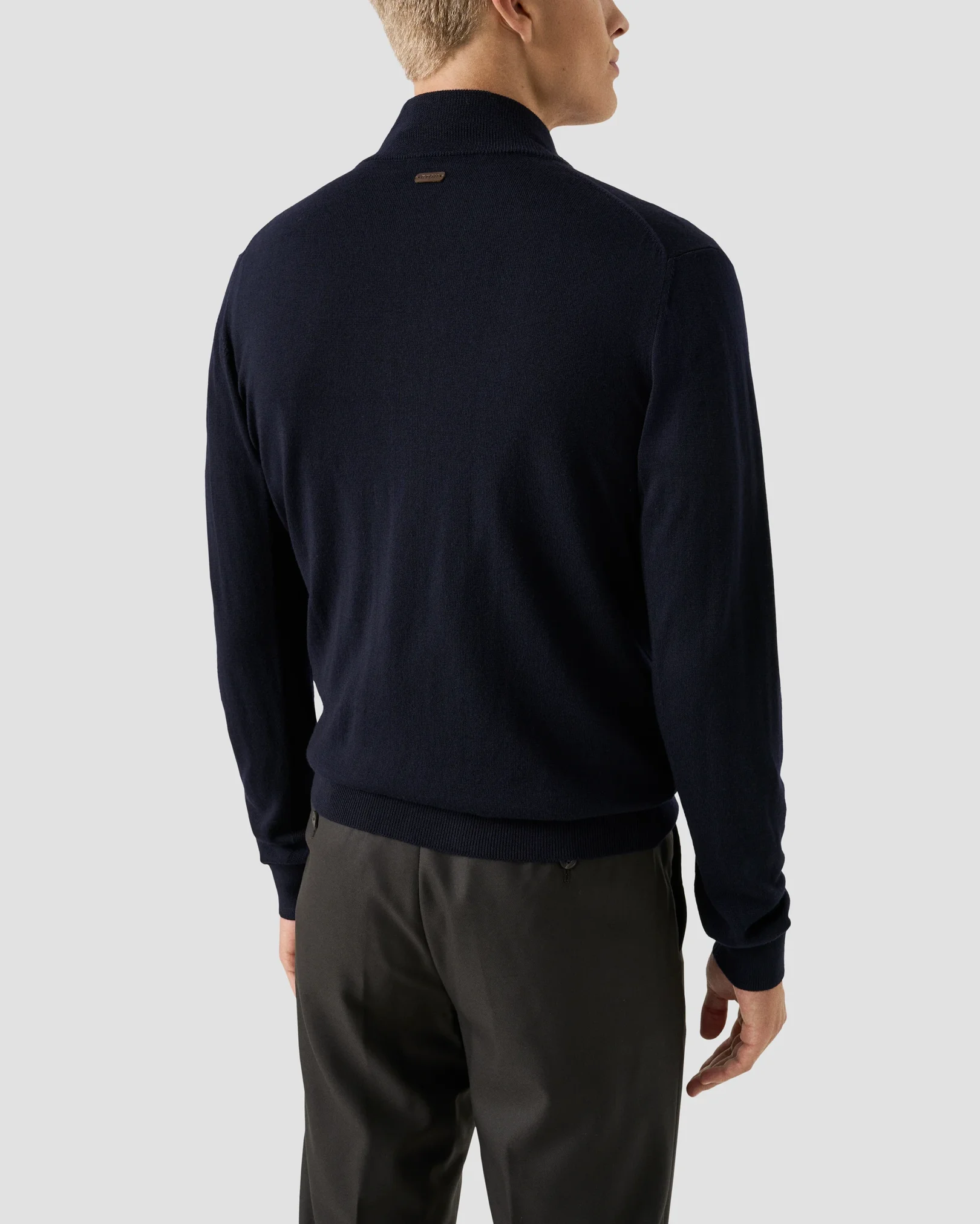 Eton - Full Zip Knit Cardigan