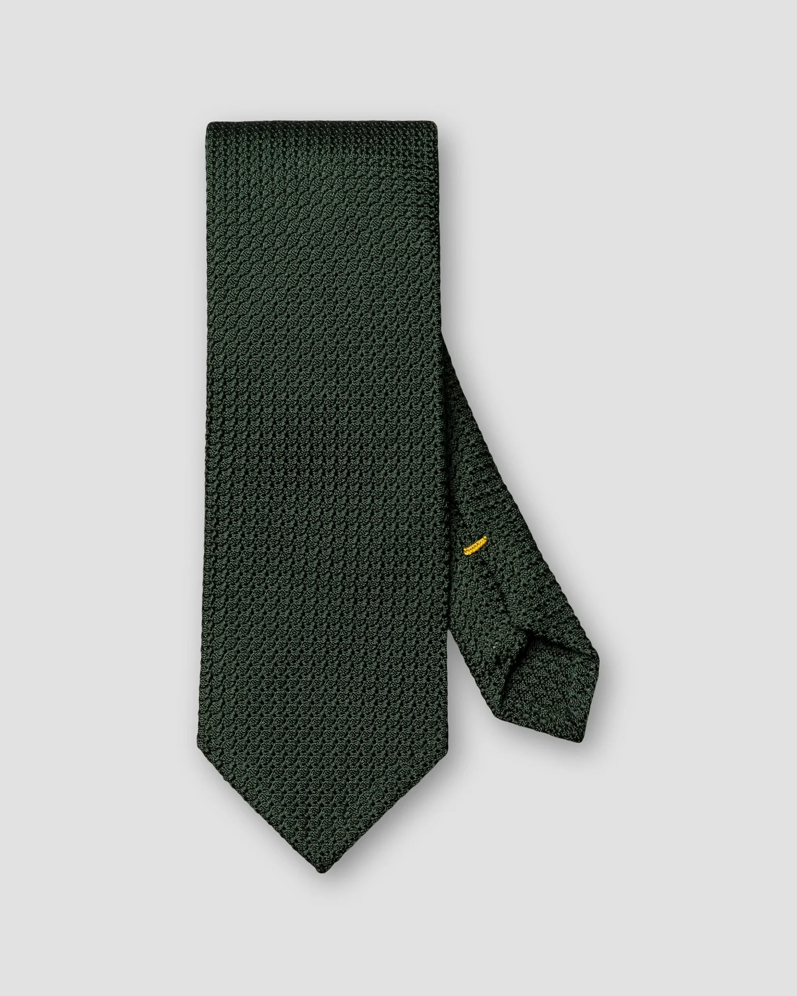Eton - silk grenadine tie dark green silk grenadine tie