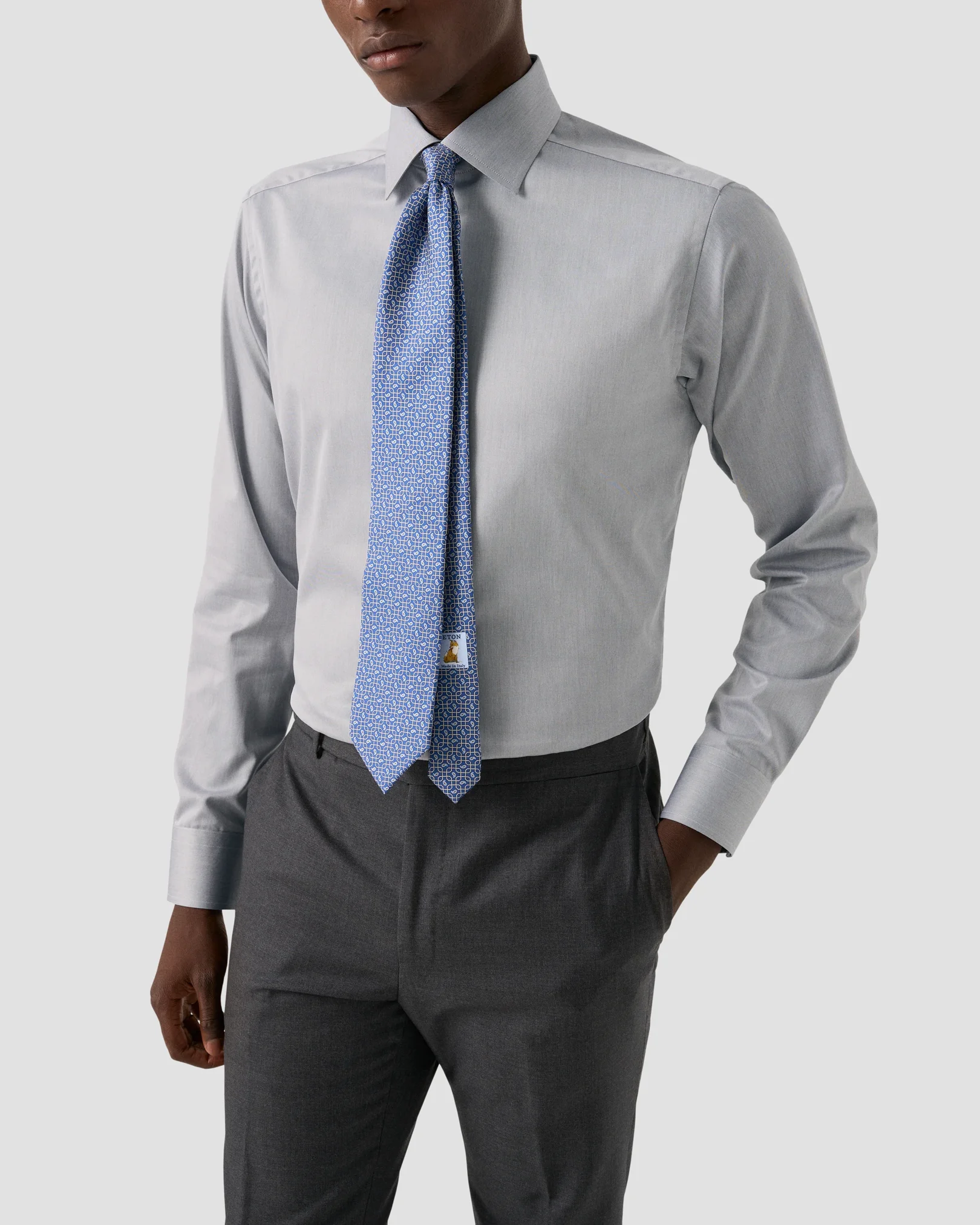 Eton - solid signature twill shirt