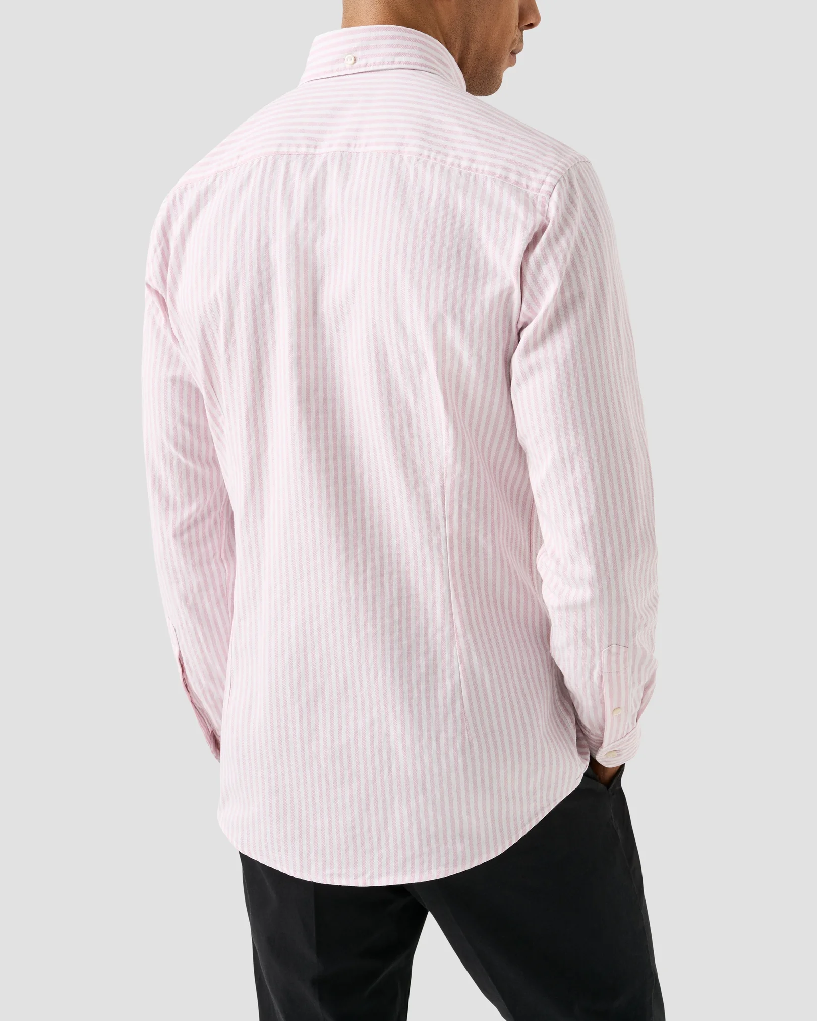 Eton - eton shirts striped royal oxford shirt