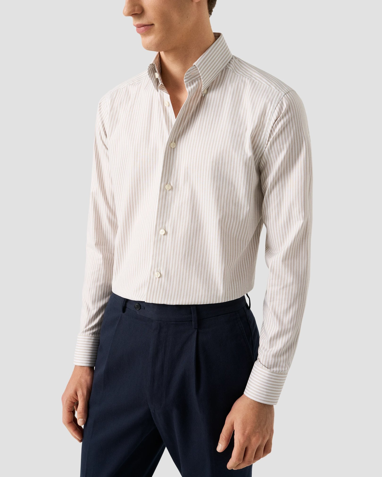 Eton - Gestreiftes Signature-Oxford-Hemd