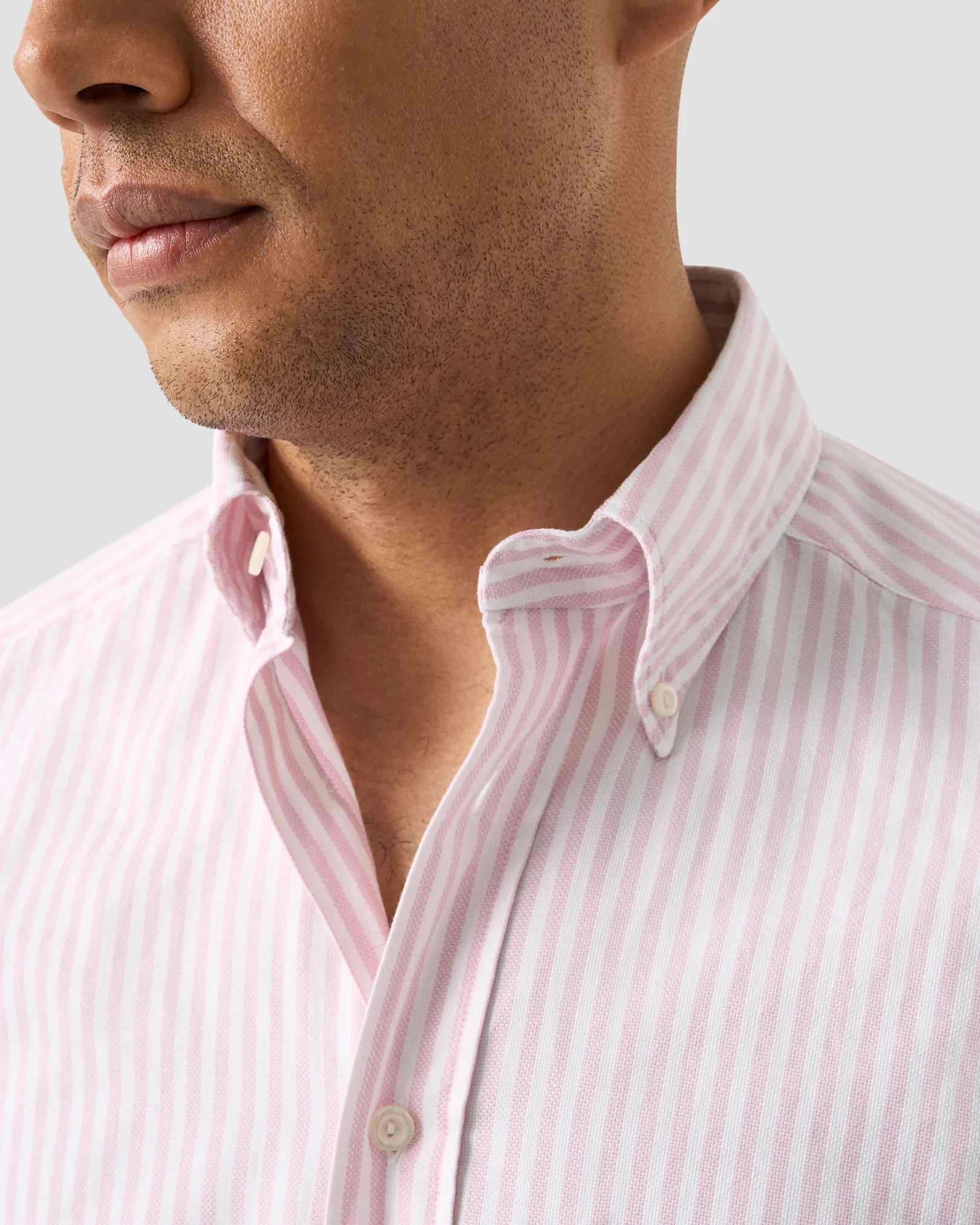 Eton - eton shirts striped royal oxford shirt