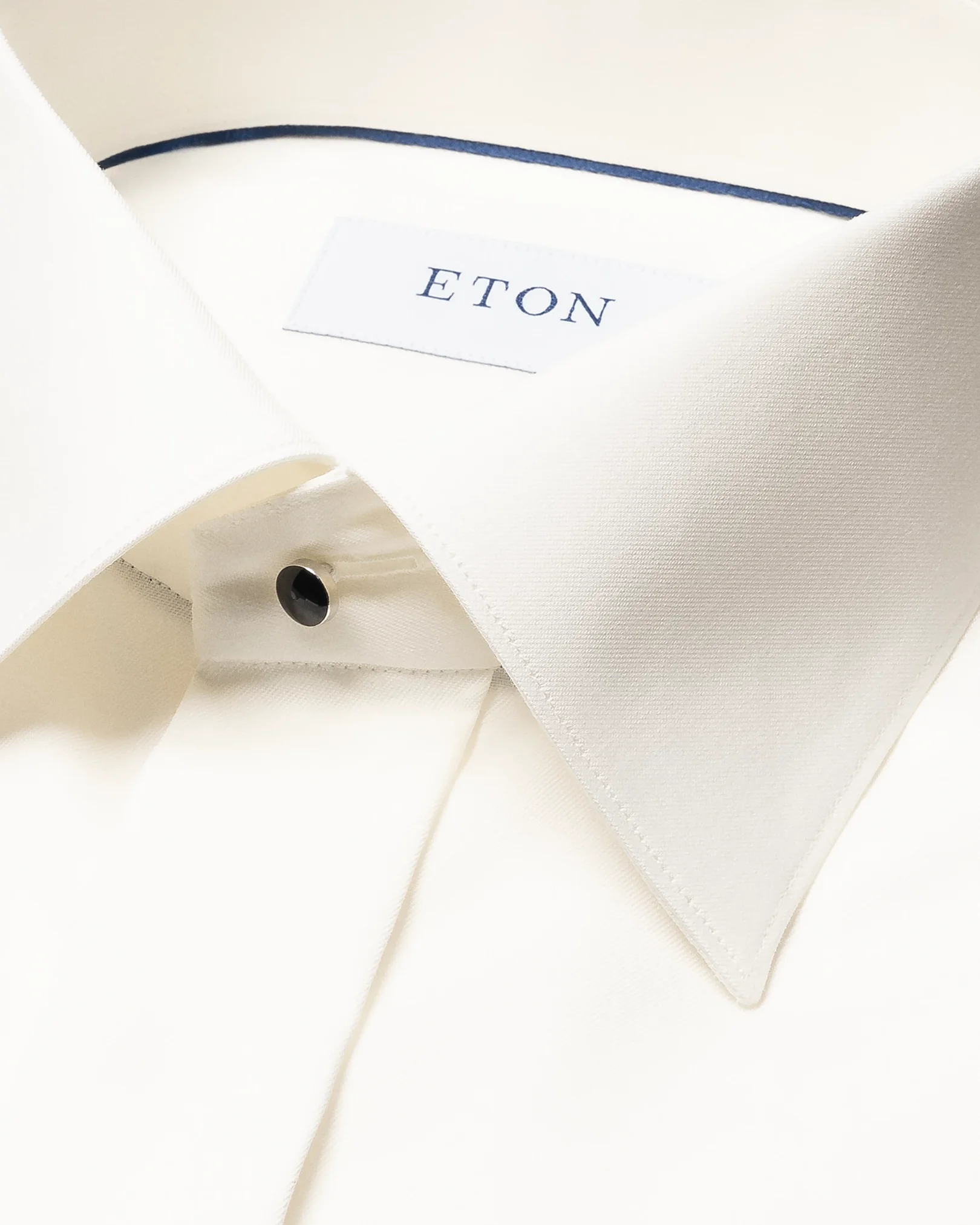 Eton - white fly front signature twill shirt