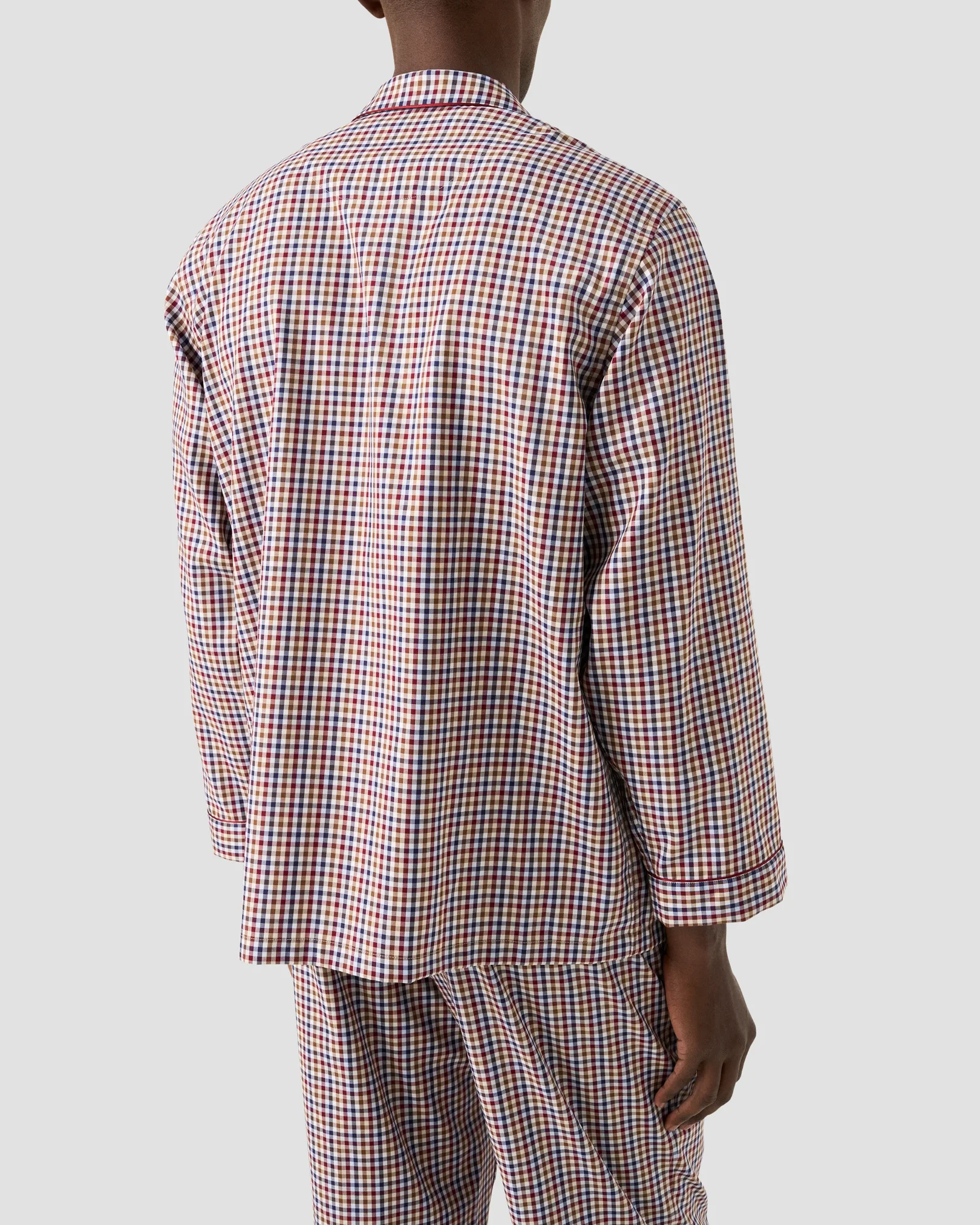 Eton - checked pyjamas red checked pyjamas