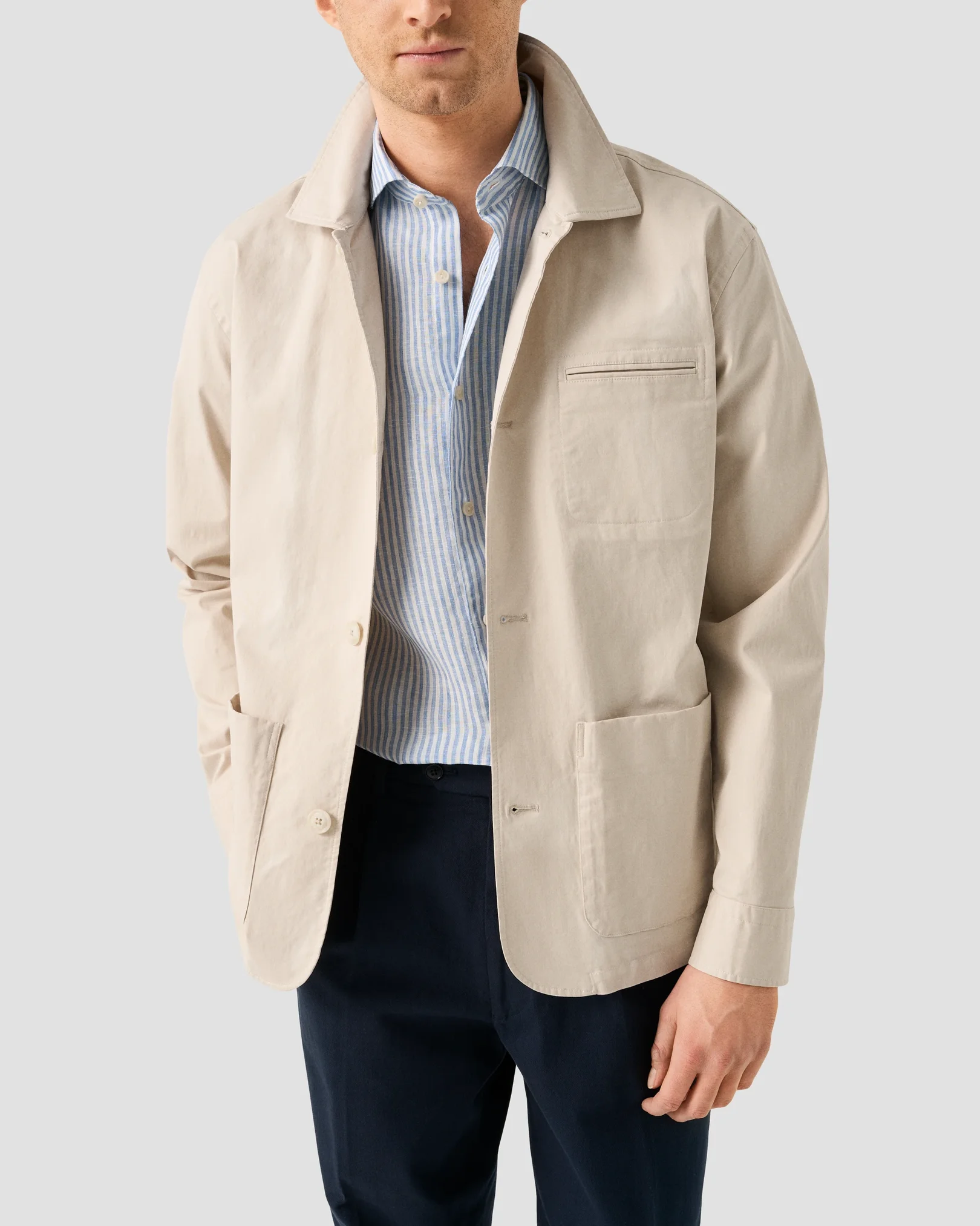 Eton - Striped Linen Shirt