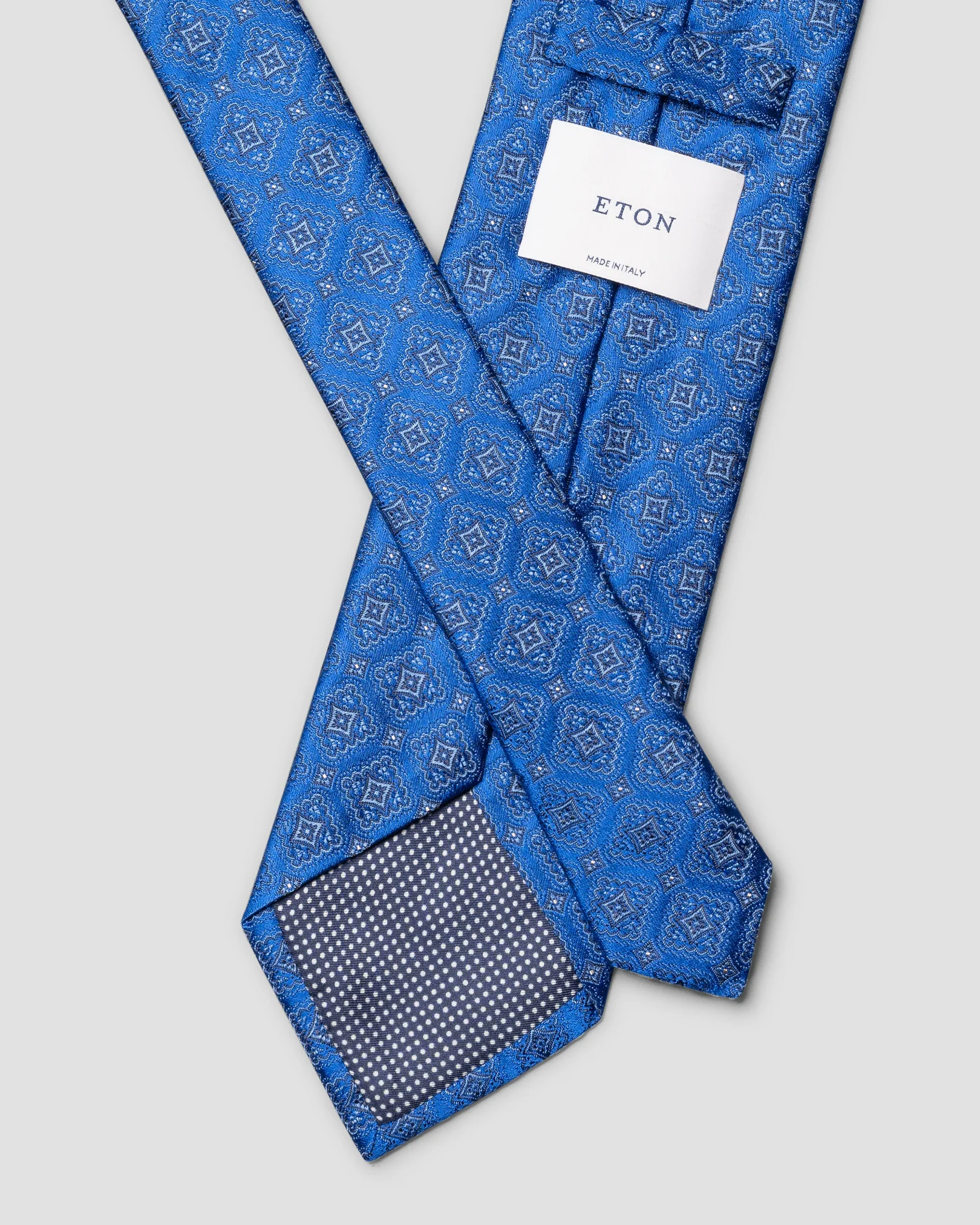 Eton - medallion woven silk tie