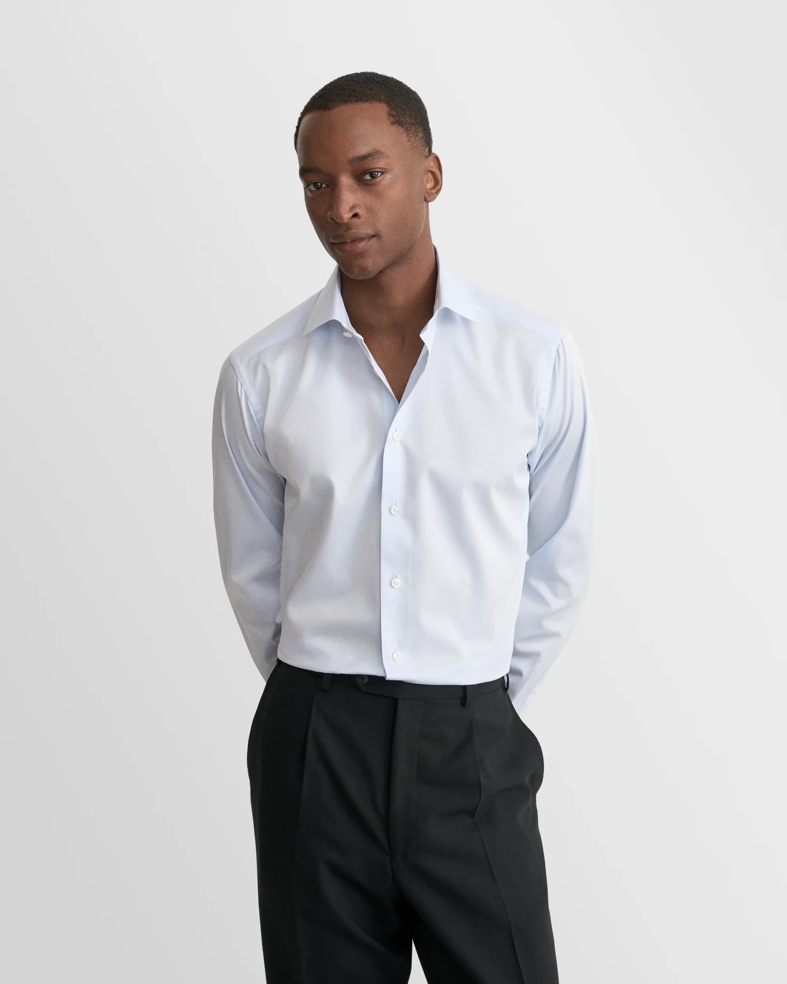 Eton - Hochwertiges Twill-Hemd in Uni-Farbe
