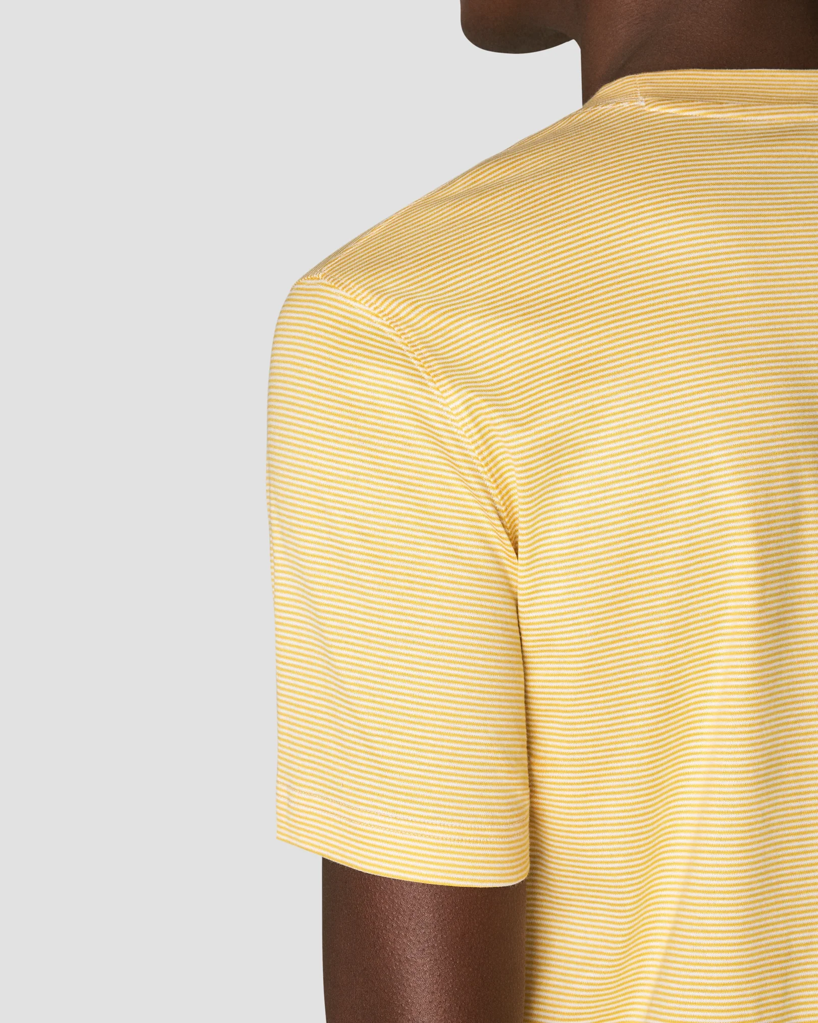 Eton - yellow interlock t shirt