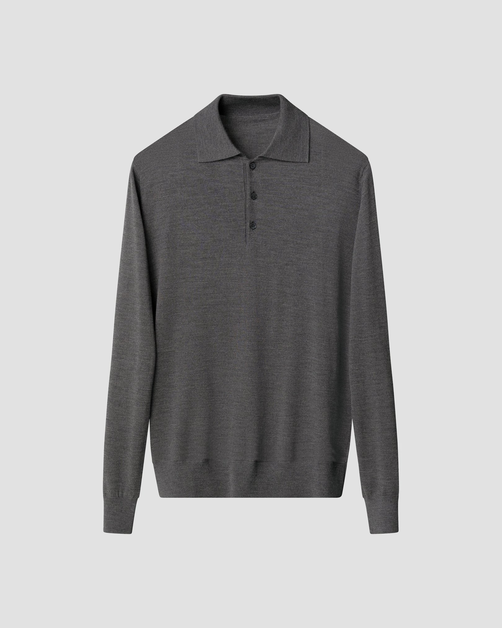 Eton - Fine Knit Polo Sweater