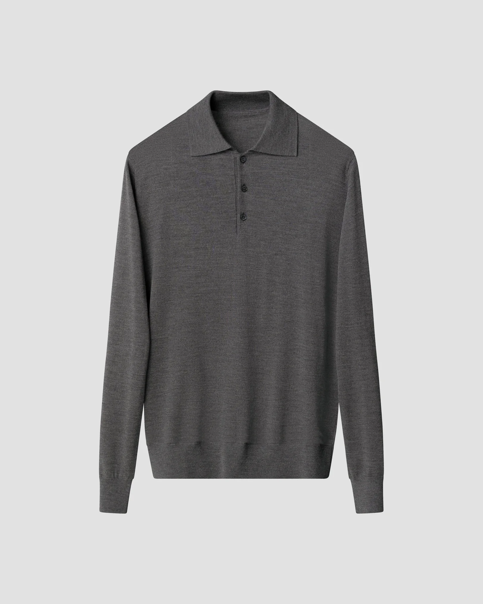 Eton - Fine Knit Polo Sweater