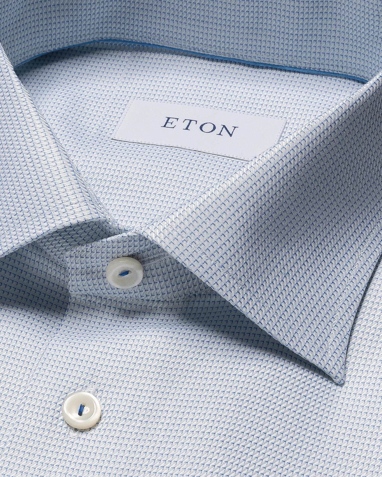 Eton - semi solid light green shirt