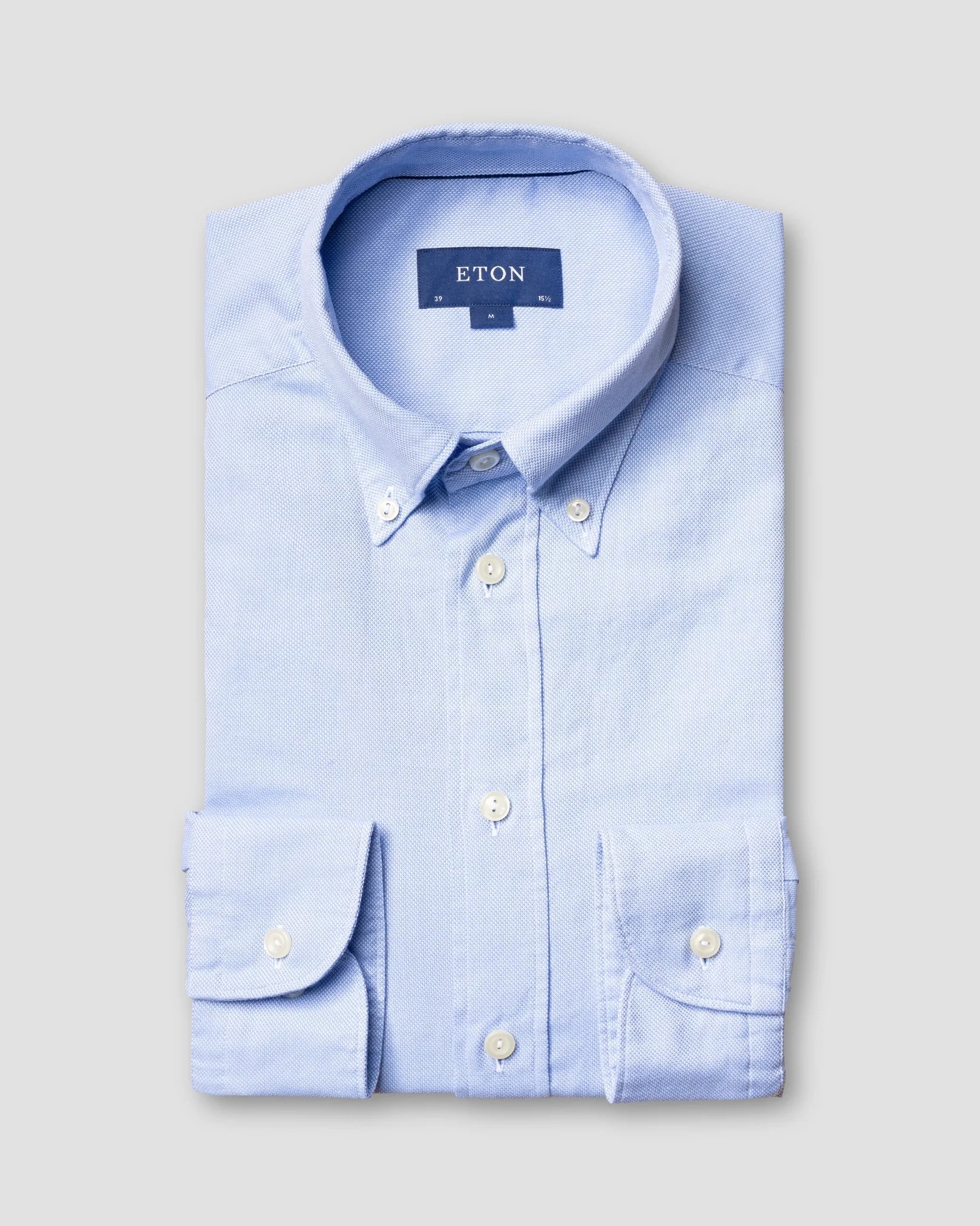 Eton - lightblue royal oxford shirt soft