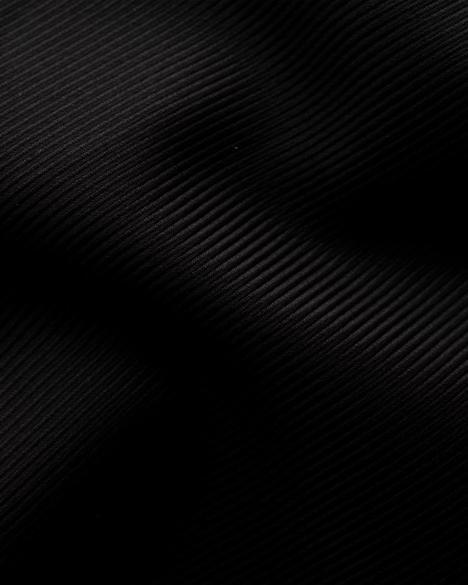 Eton - black textured twill shirt