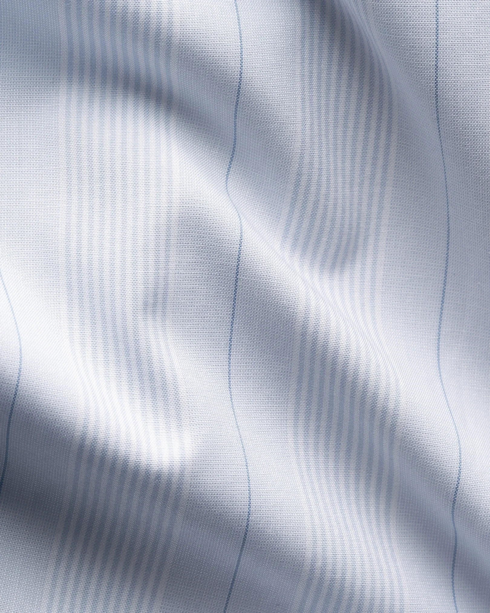 Eton - light blue multi striped lighweight poplin shirt
