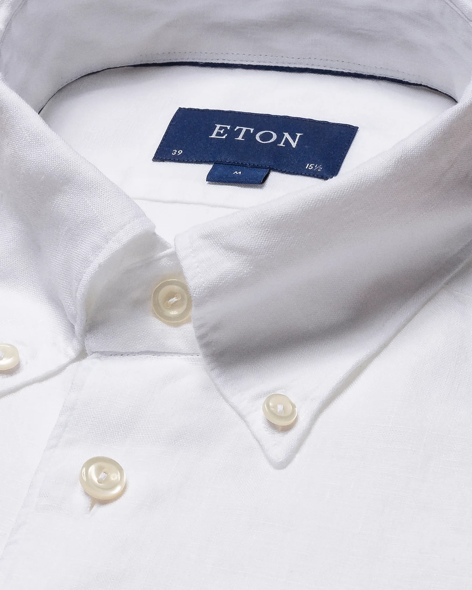 White Linen Shirt - Eton