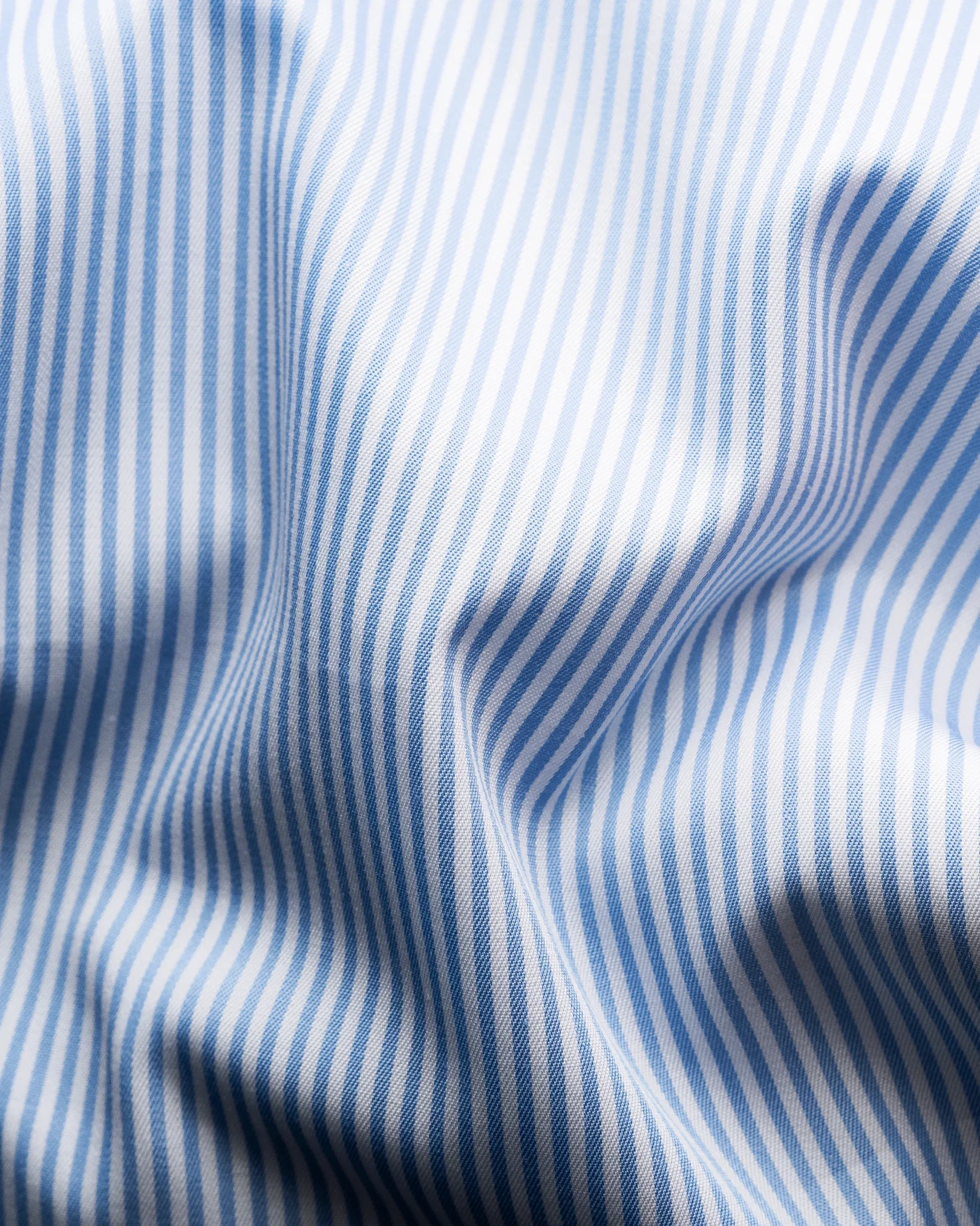 Eton - light blue striped elevated shirt