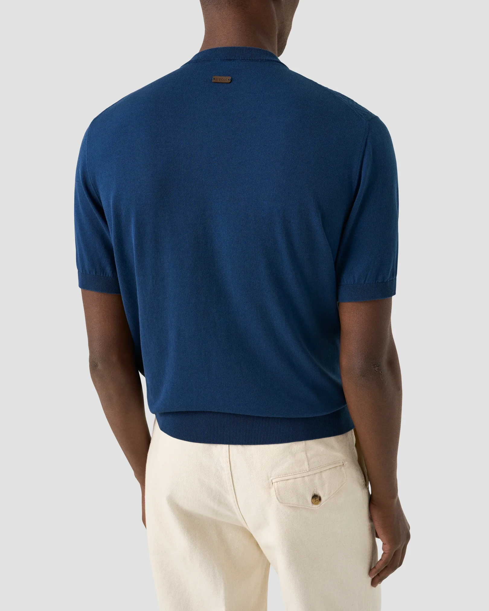 Eton - crew neck knit t shirt