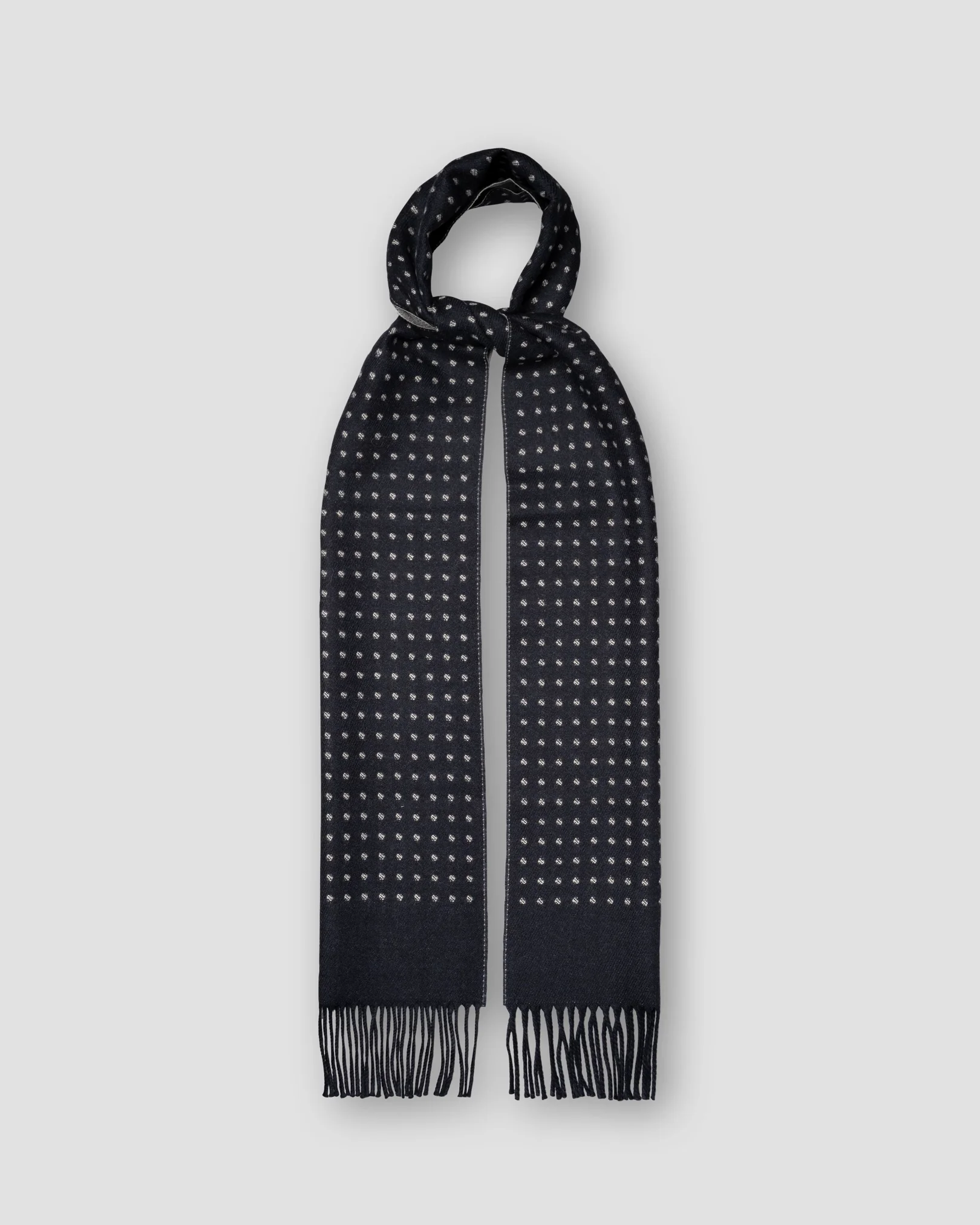 Eton - navy merino scarf