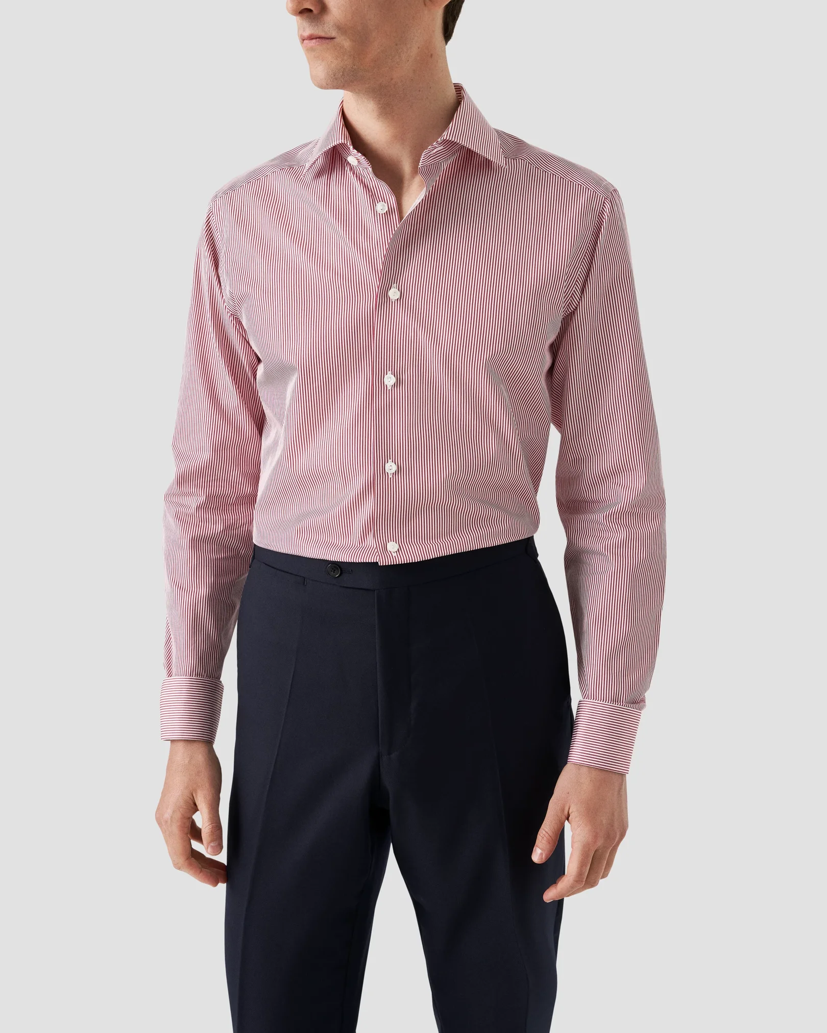 Eton - Chemise en sergé rayé sophistiqué