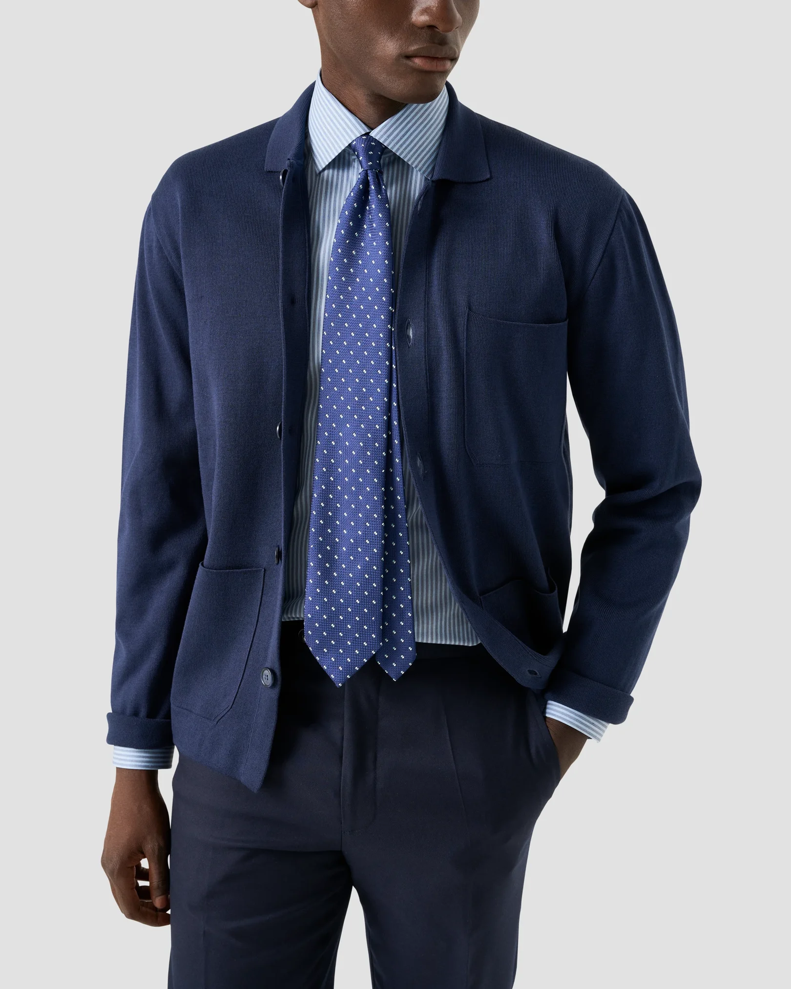 Eton - Stripe Fine Twill Shirt