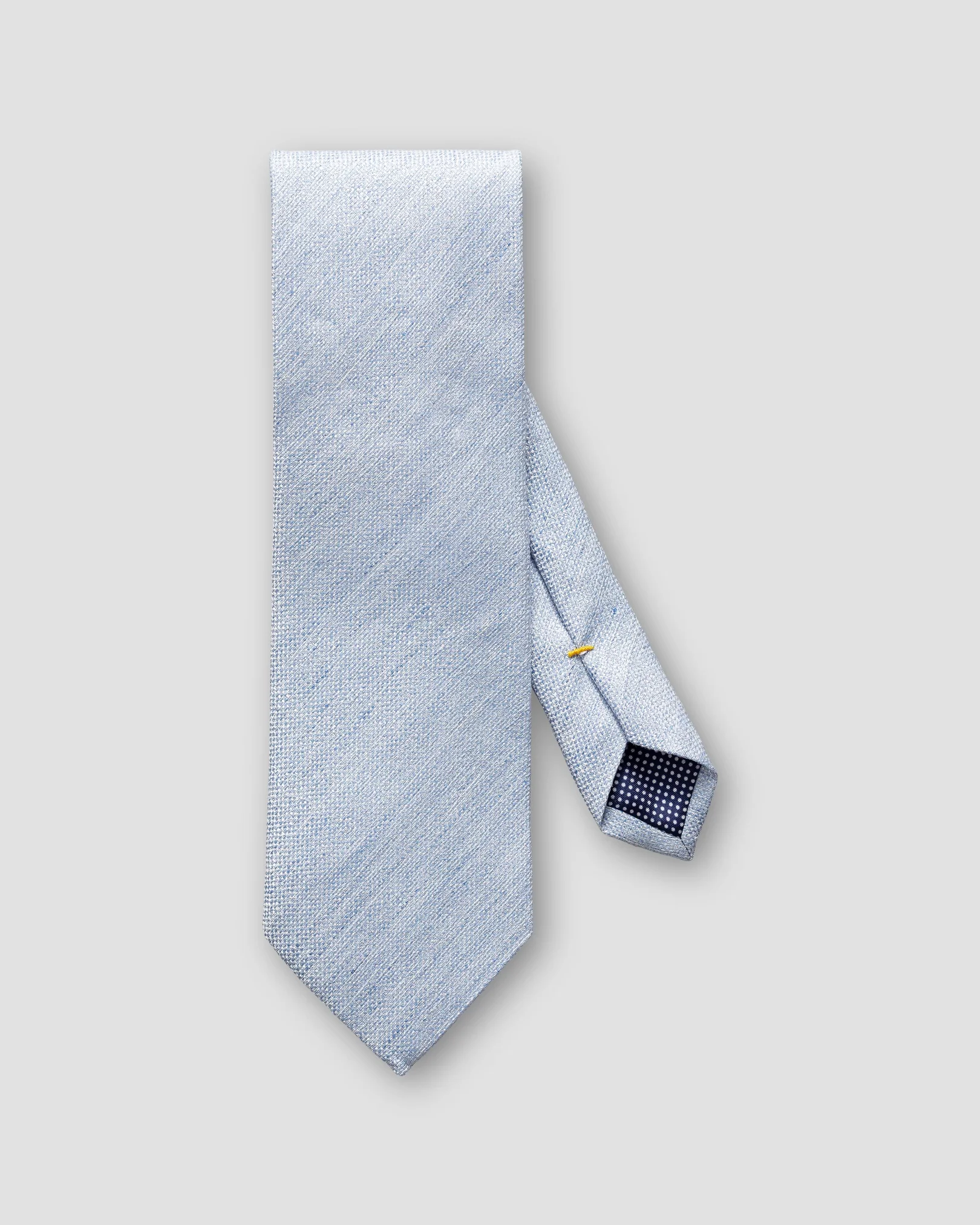 Eton - Light Blue Silk & Linen Tie