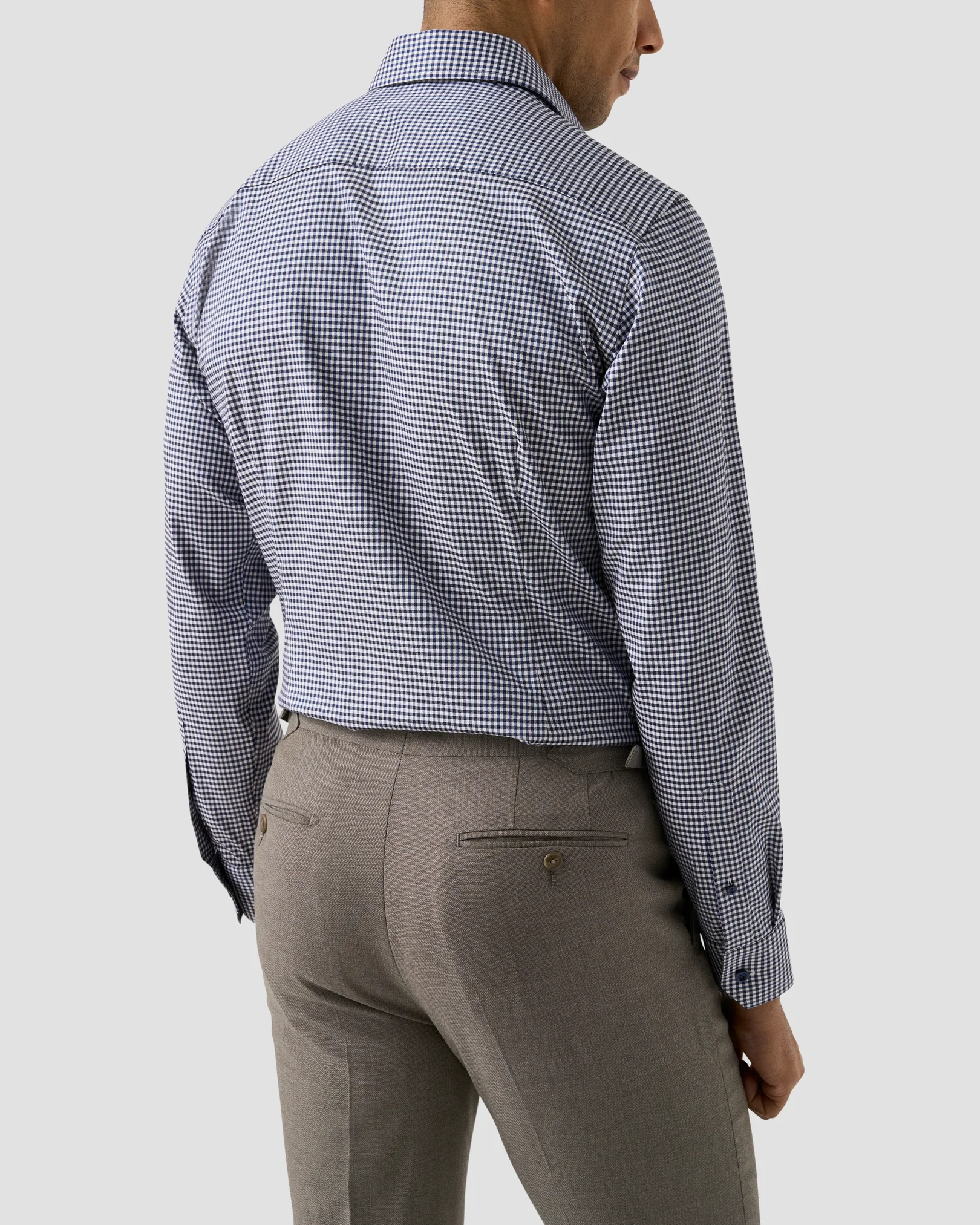 Eton - cotton tencel lyocell shirt cut away